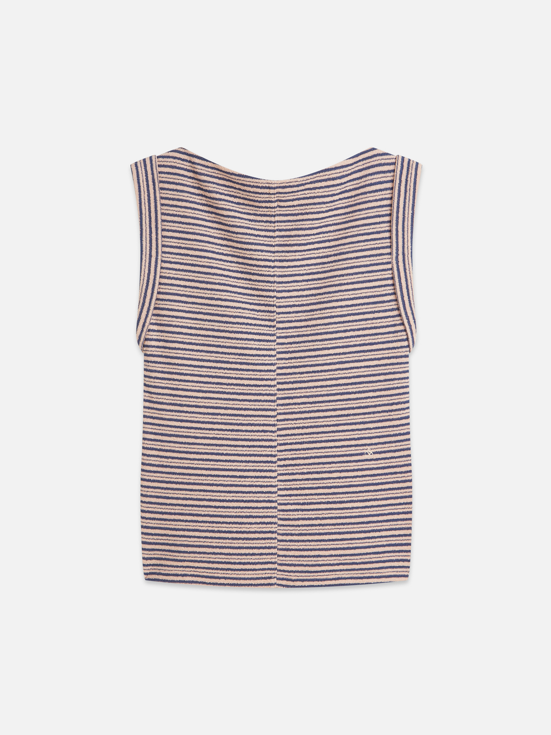 Striped T-Shirt With Rolled Up Sleeve