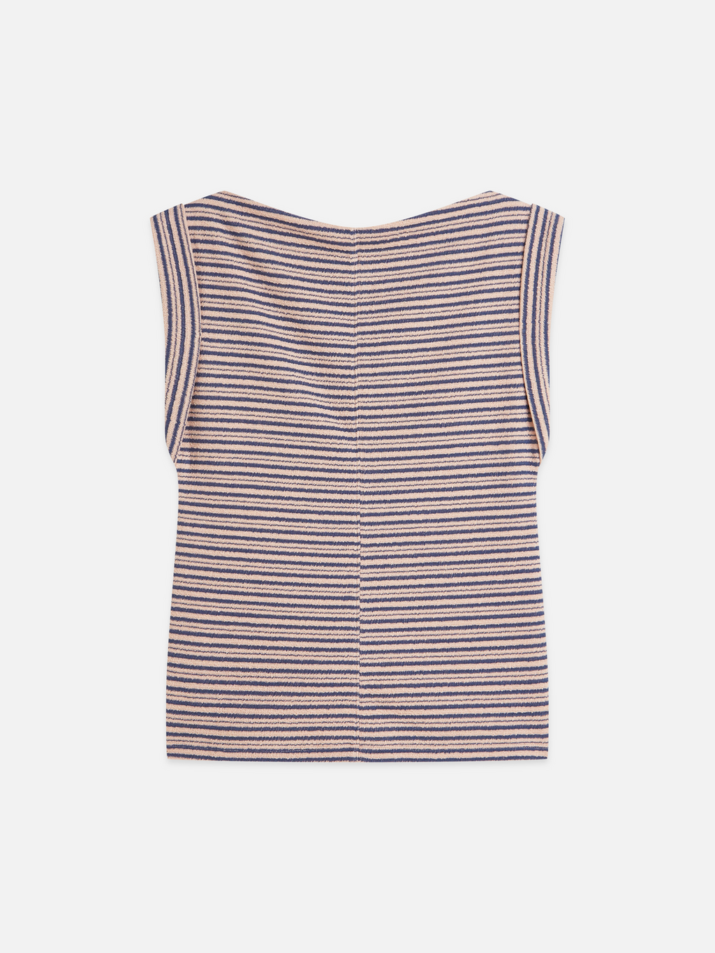Striped T-Shirt With Rolled Up Sleeve