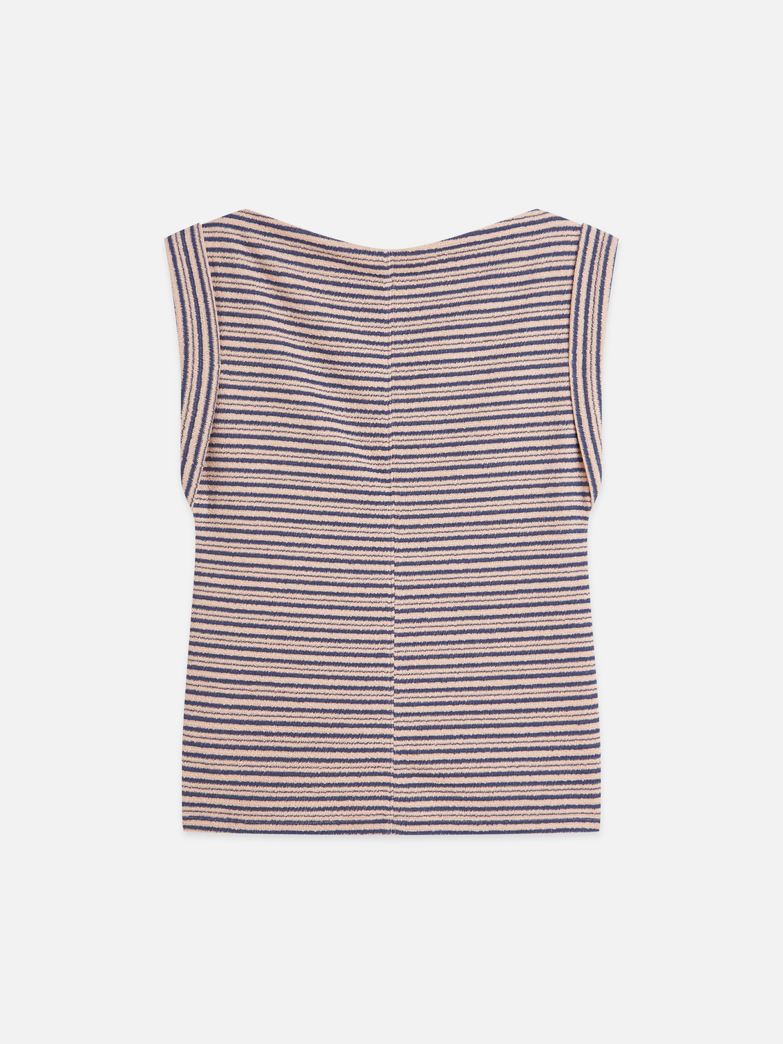 Striped T-Shirt With Rolled Up Sleeve