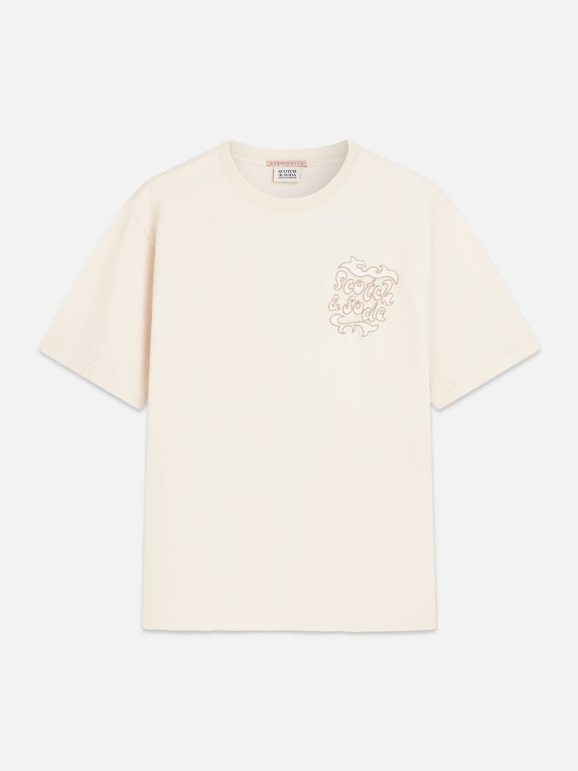 Washed Artwork Loose-Fit T-Shirt