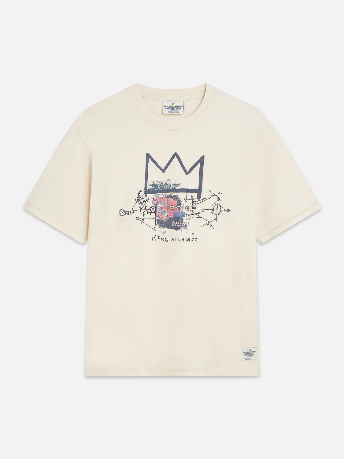 Scotch & Soda x Basquiat Washed Artwork T-Shirt