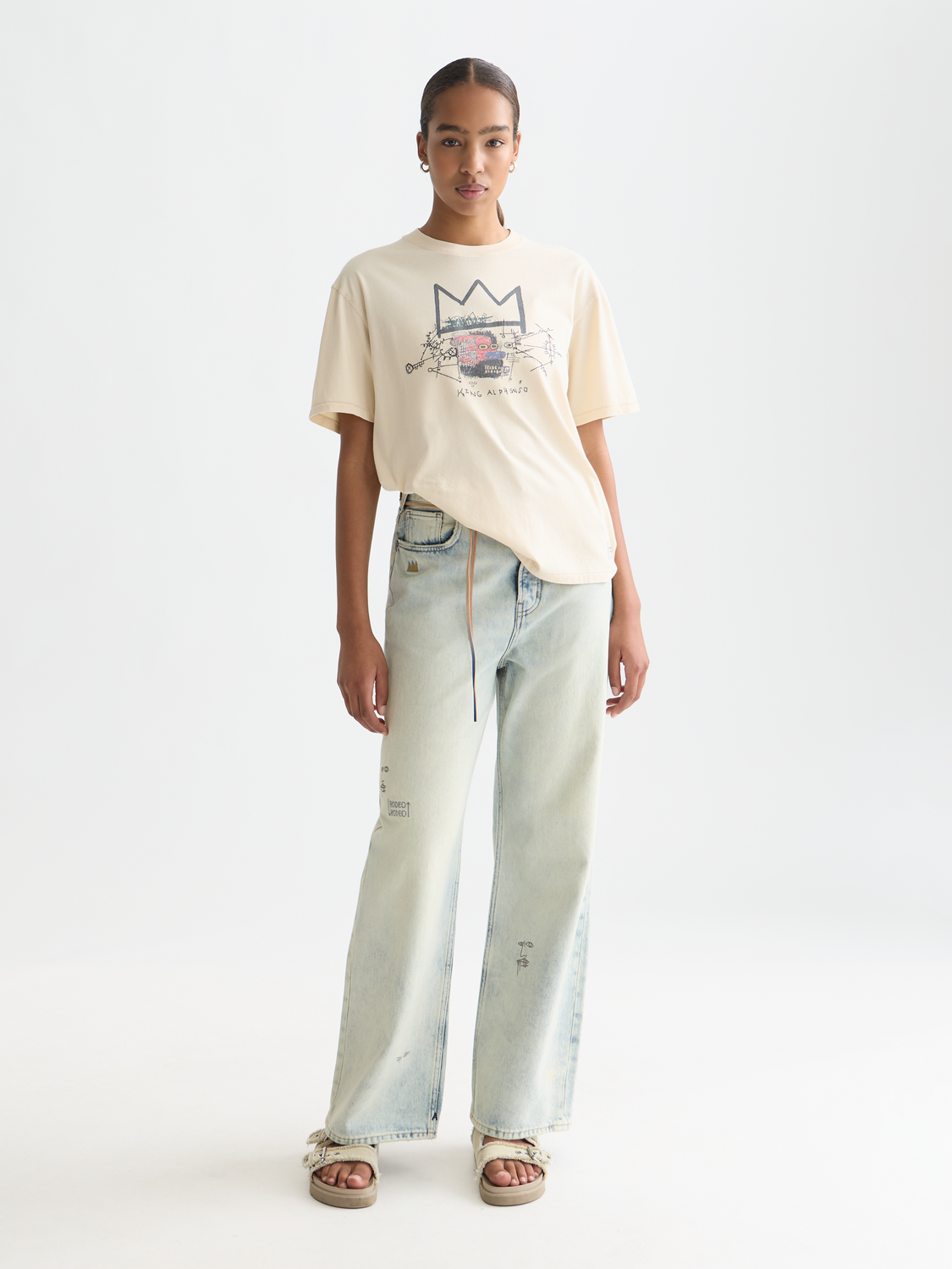 Scotch & Soda x Basquiat Washed Artwork T-Shirt