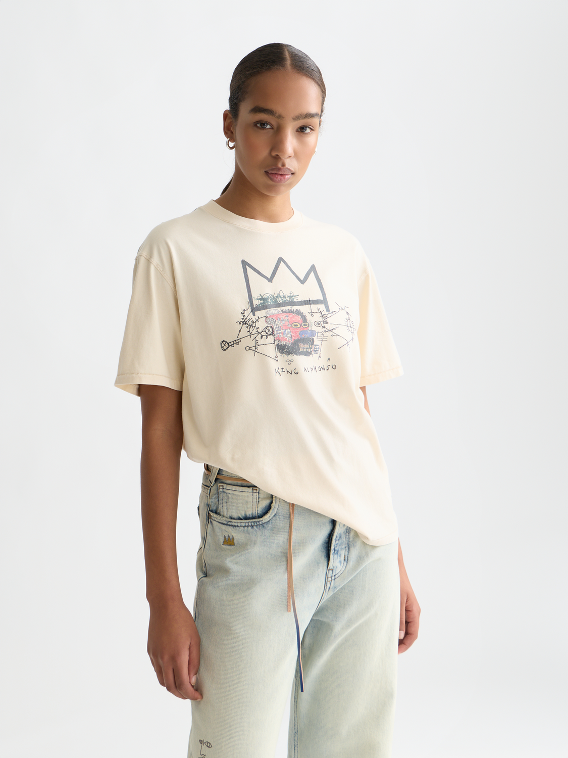 Scotch & Soda x Basquiat Washed Artwork T-Shirt