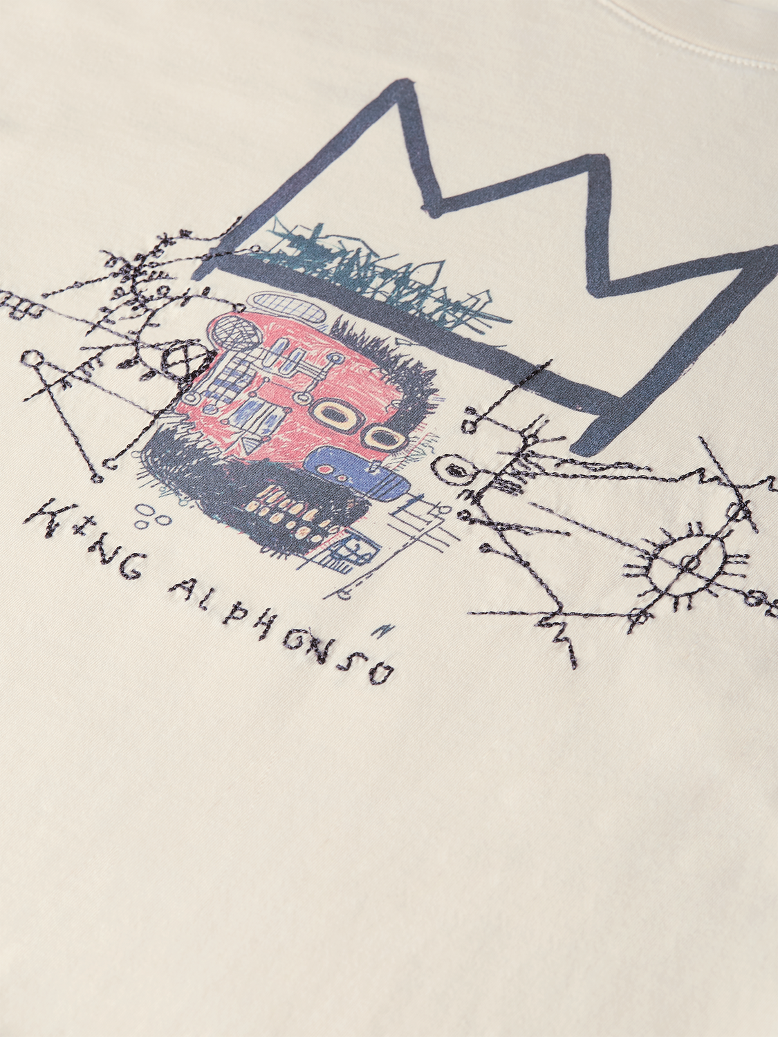 Scotch & Soda x Basquiat Washed Artwork T-Shirt