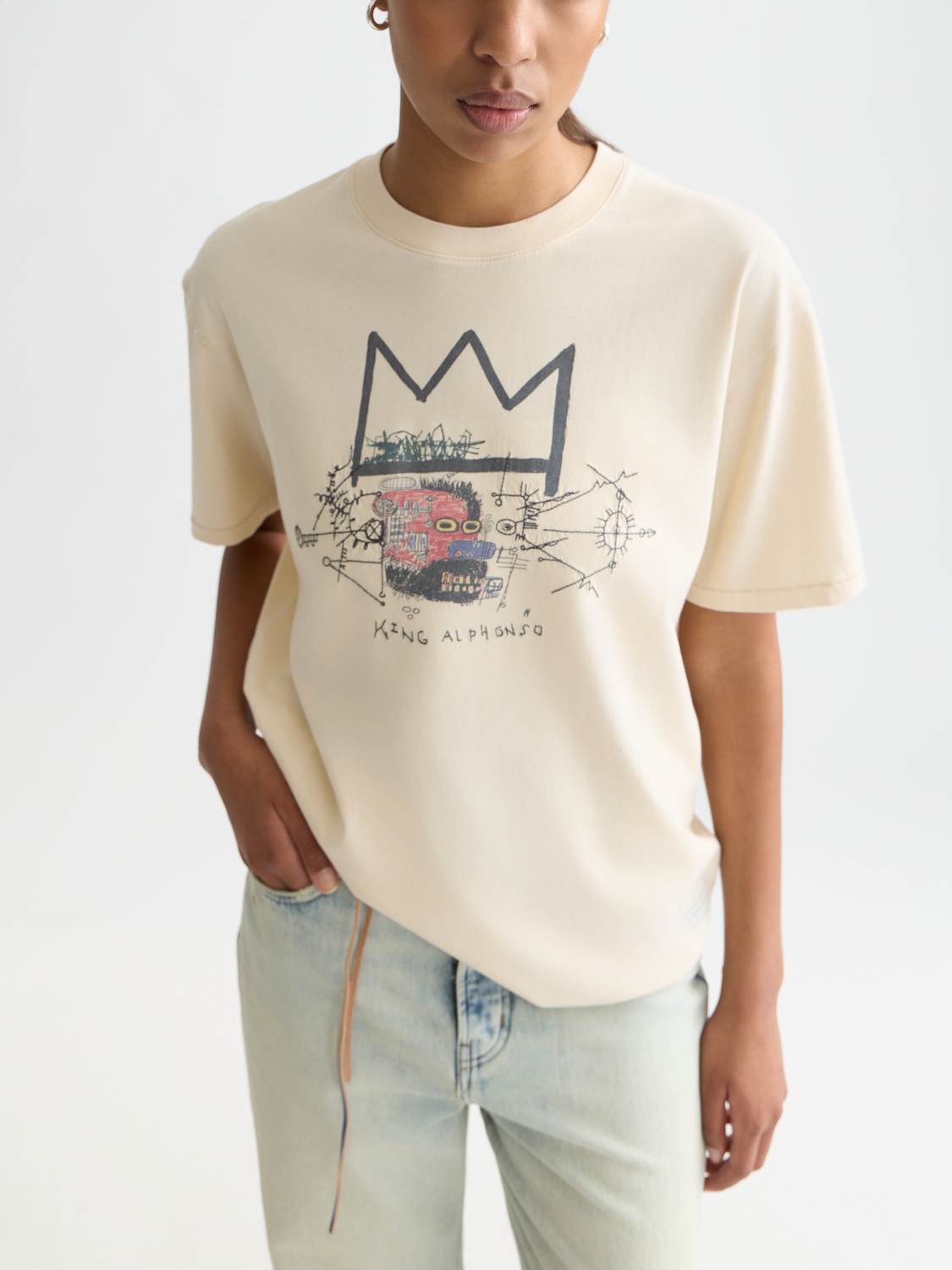 Scotch & Soda x Basquiat Washed Artwork T-Shirt