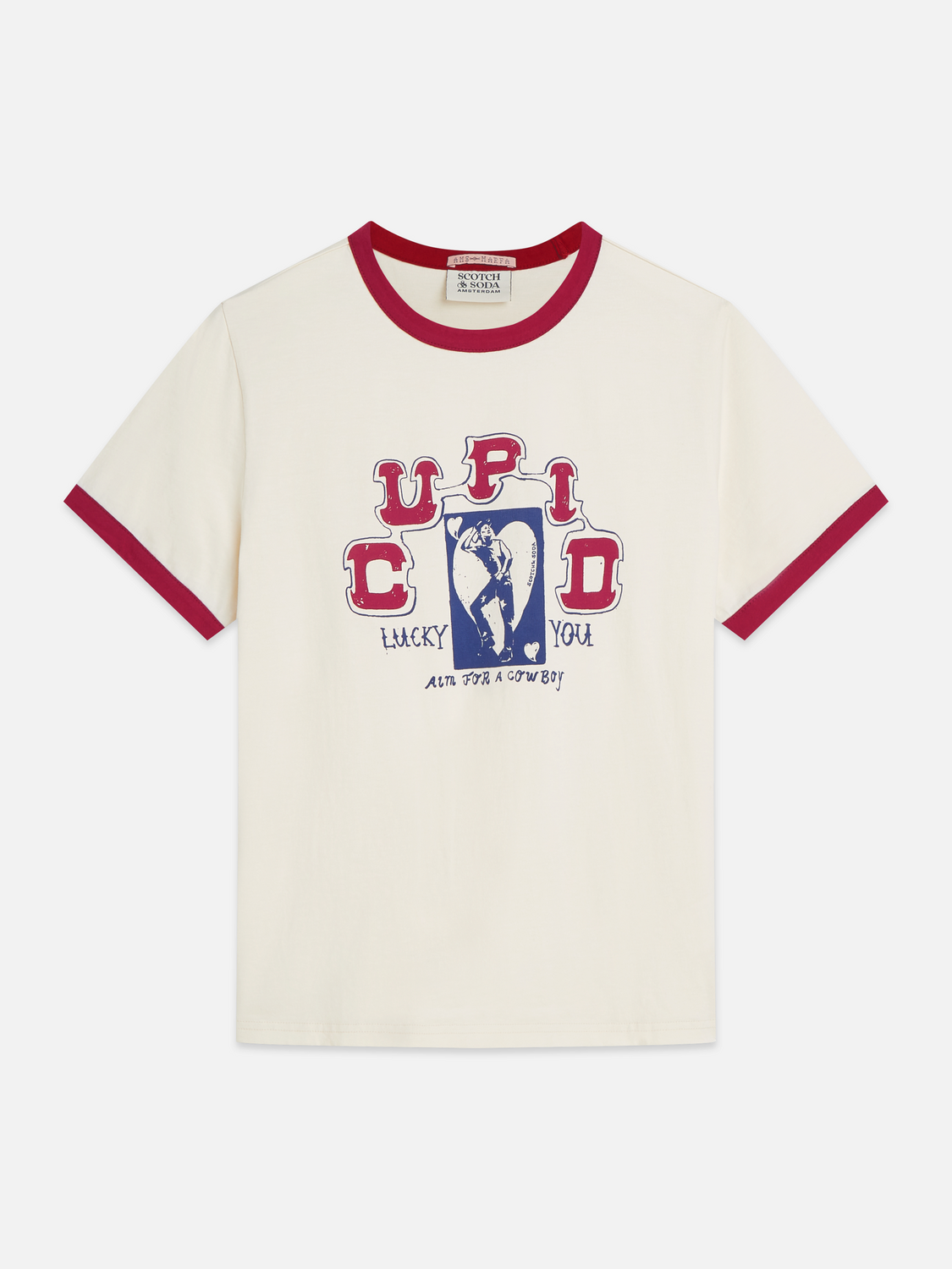 Regular-Fit T-Shirt With Contrast Binding