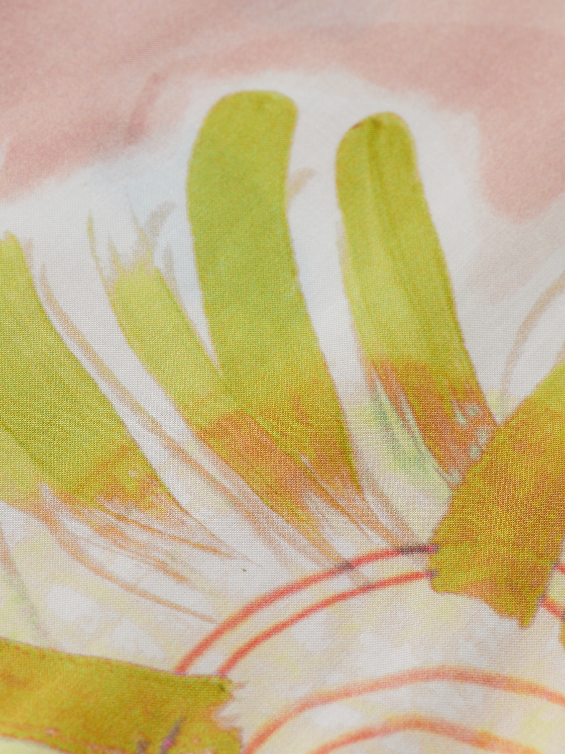 Abstract Sun Printed Relaxed Fit Shirt