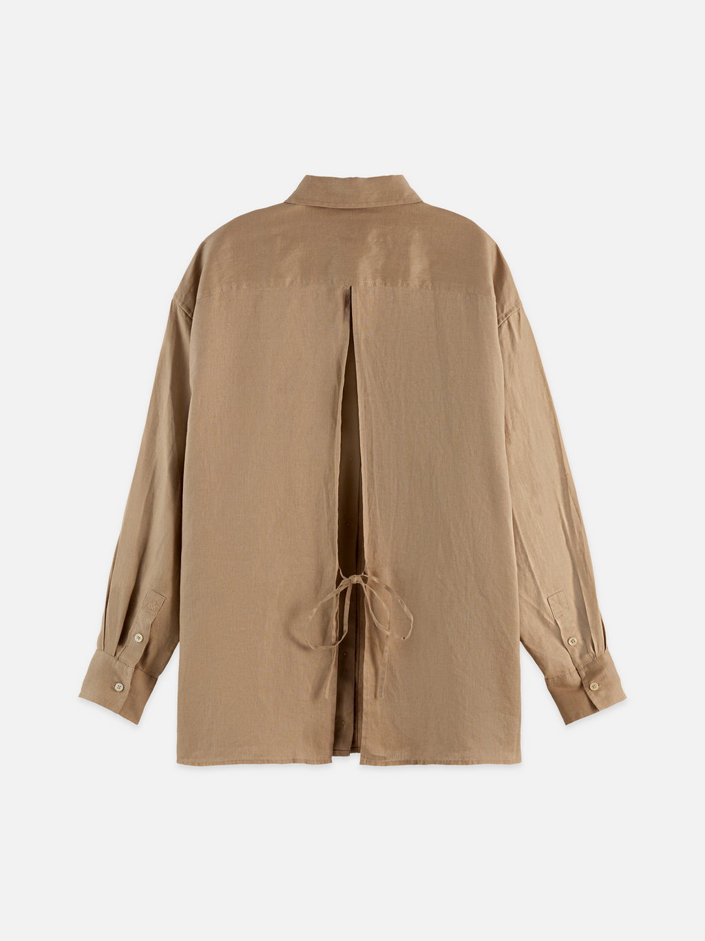 Linen Back Detail Shirt
