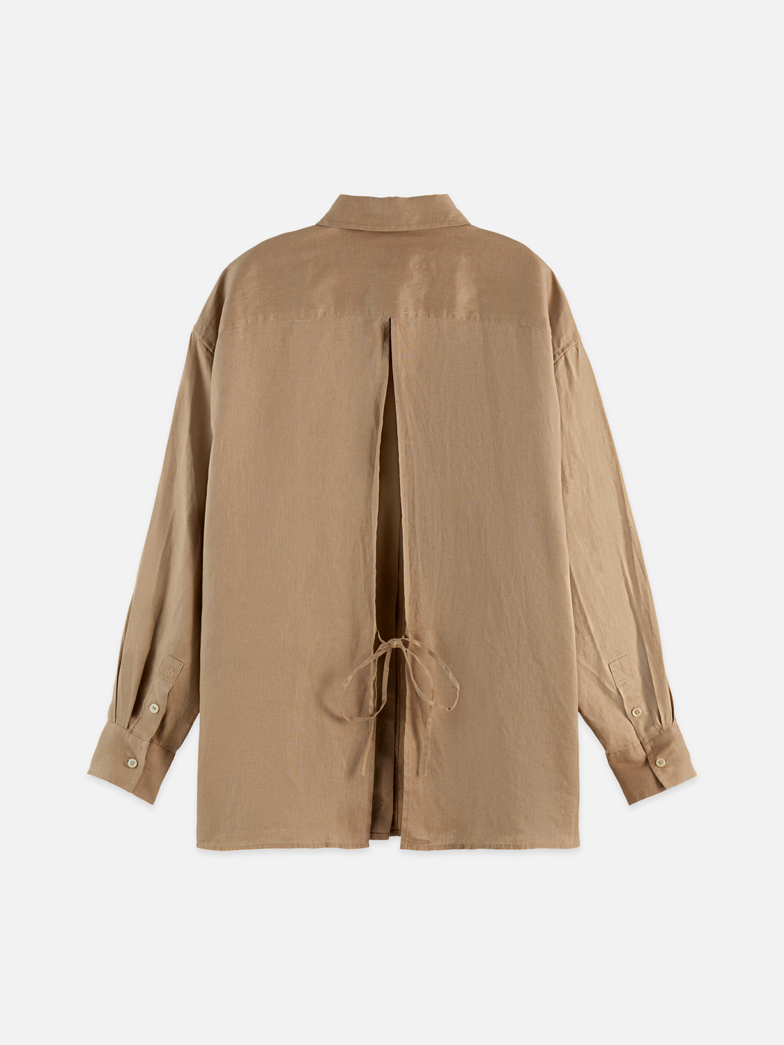 Linen Back Detail Shirt