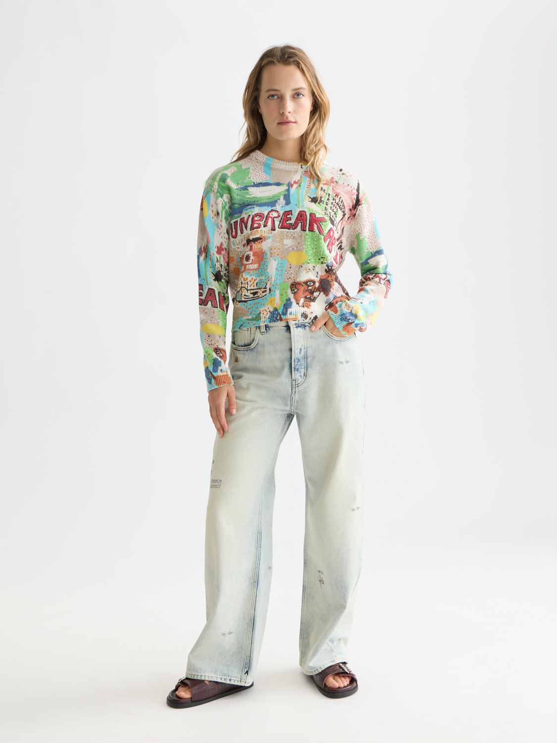 Scotch & Soda x Basquiat Printed Pullover