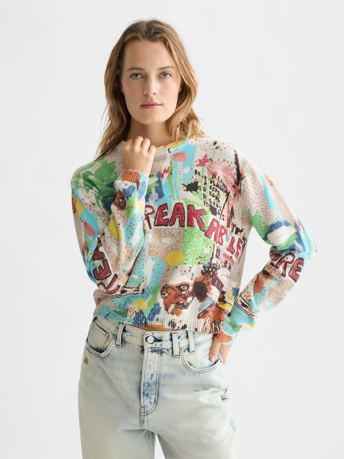 Scotch & Soda x Basquiat Printed Pullover