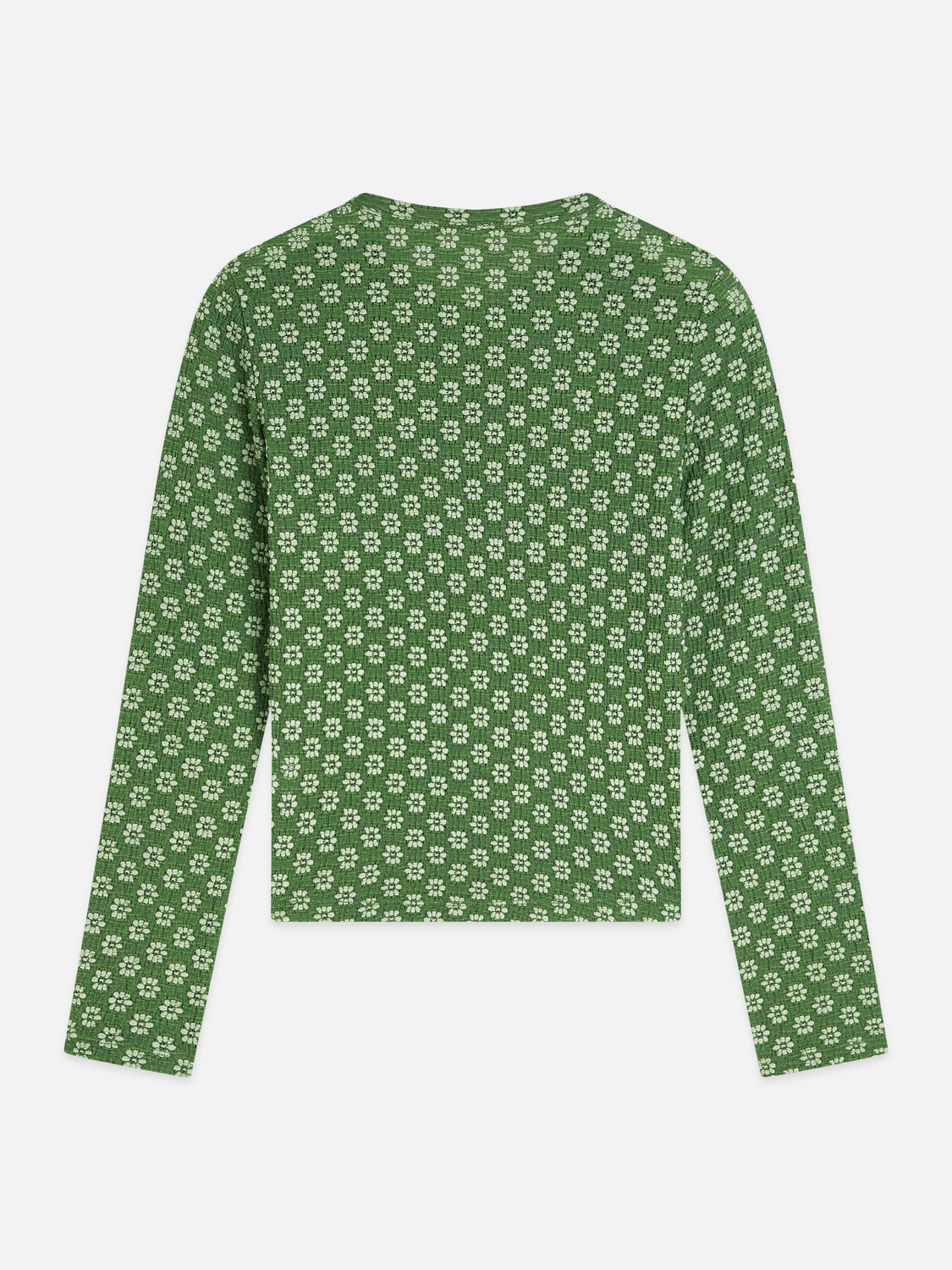 Structured Button Up Long Sleeve T-Shirt