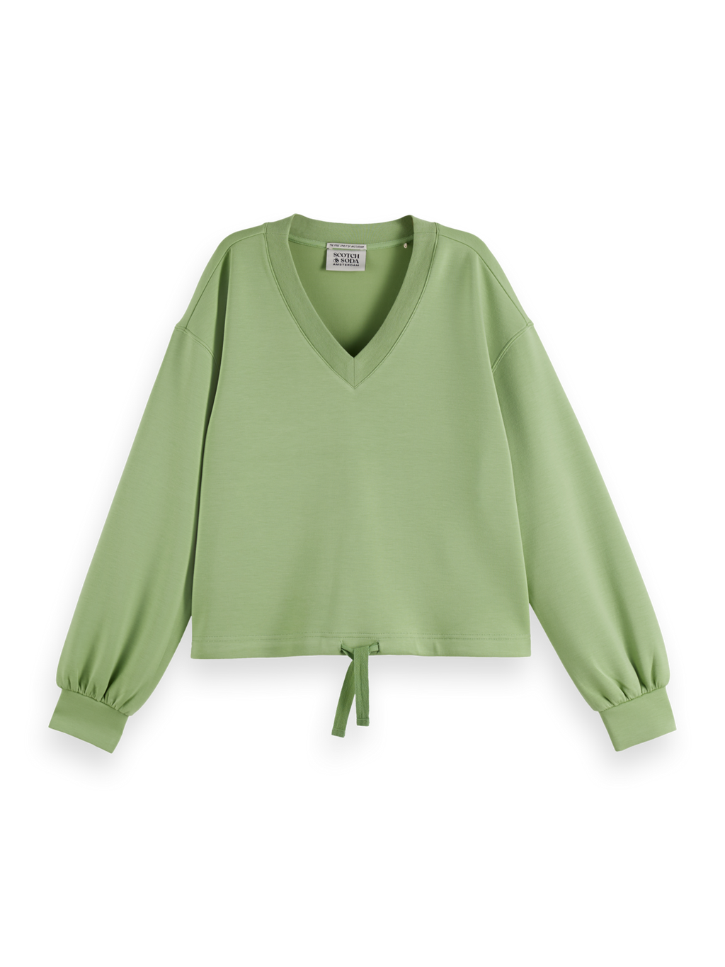 V-Neck Modal Sweatshirt