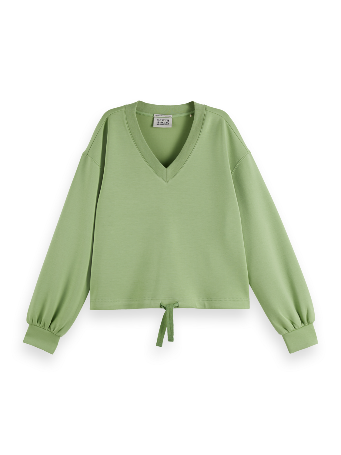 V-Neck Modal Sweatshirt