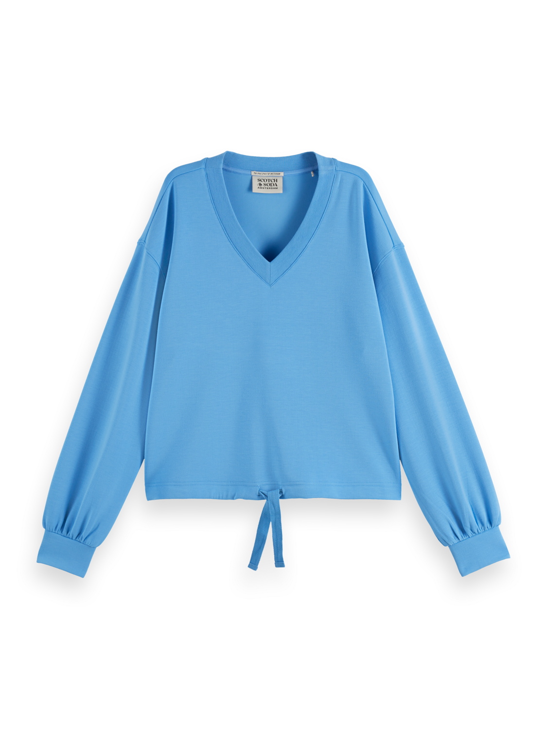V-Neck Modal Sweatshirt