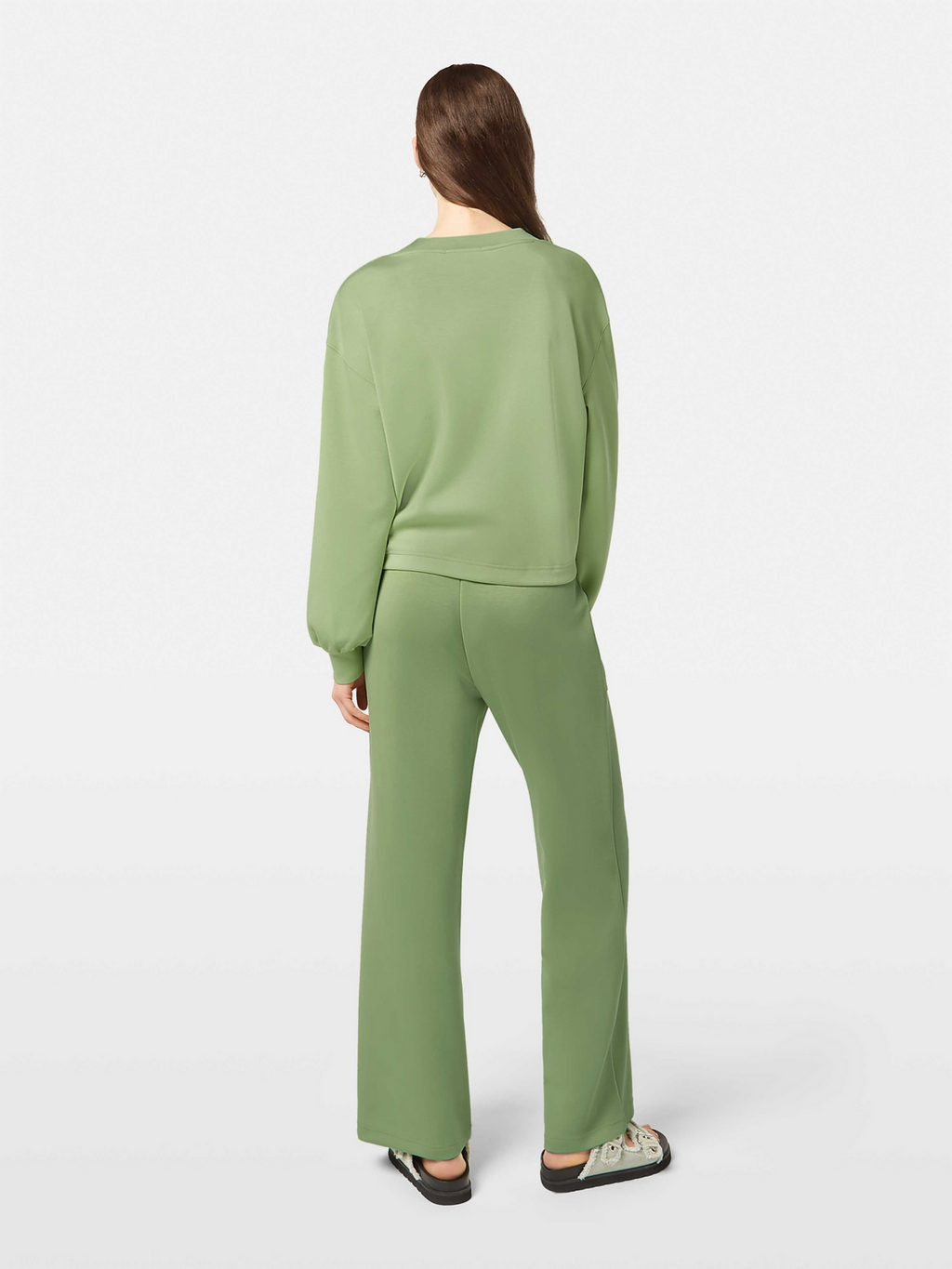 V-Neck Modal Sweatshirt