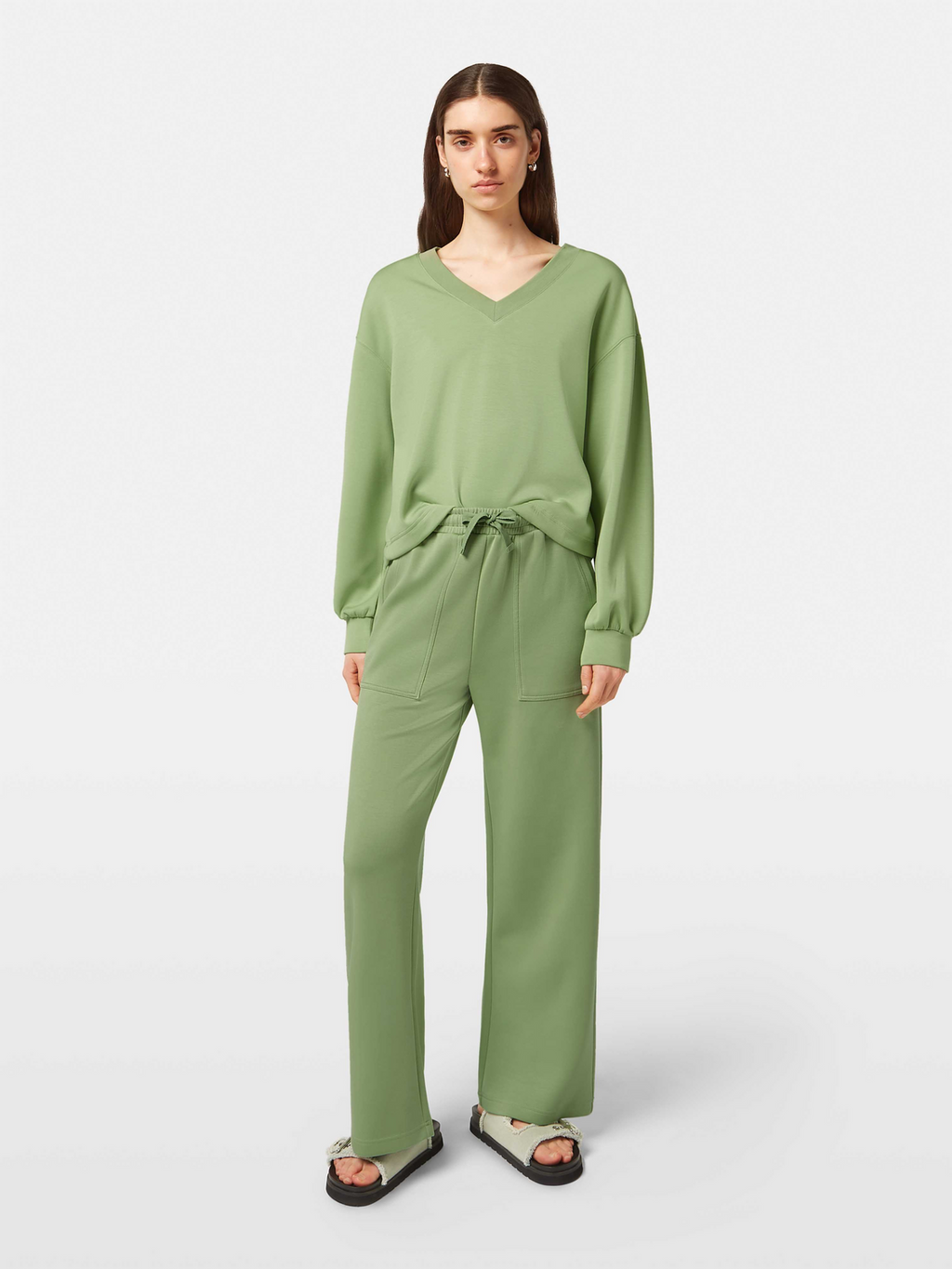 V-Neck Modal Sweatshirt – Scotch & Soda V-Neck Modal Sweatshirt – Scotch & Soda