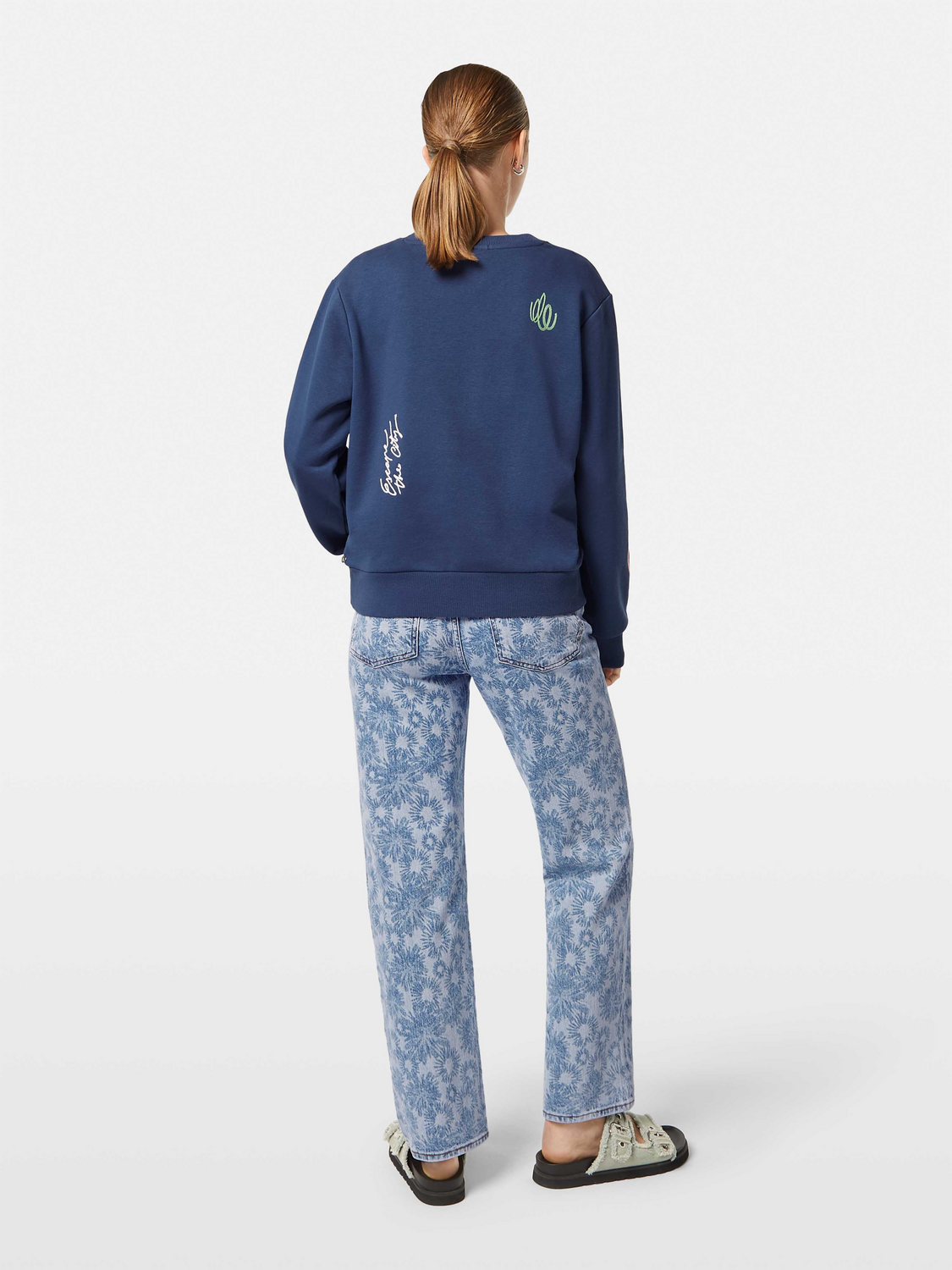 Embroidered Regular Fit Sweatshirt