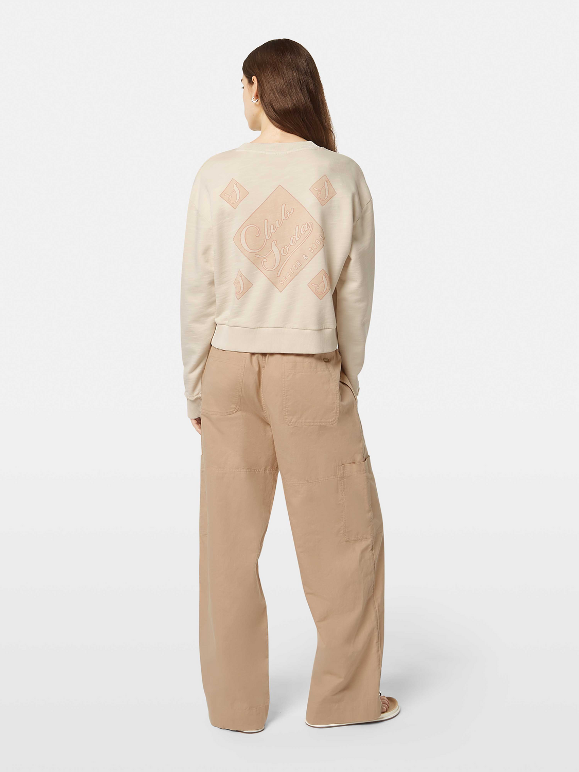 Printed Loose Fit Sweatshirt