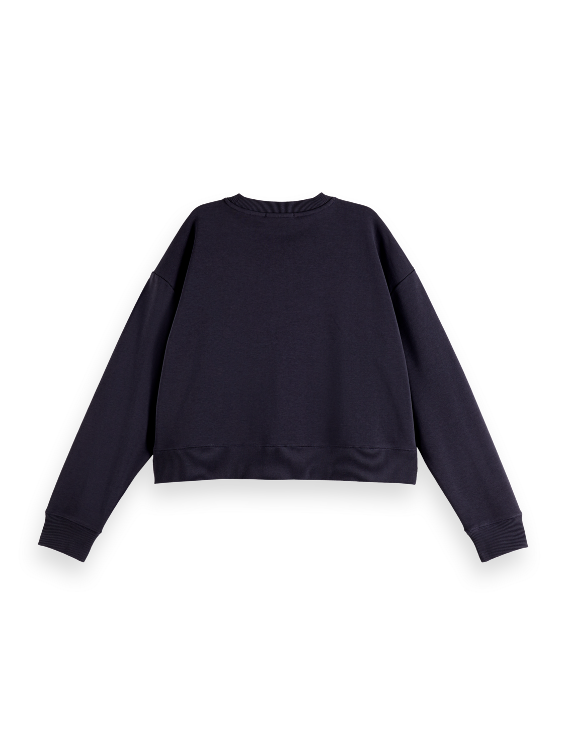 Rhinestone Artwork Loose-Fit Sweatshirt