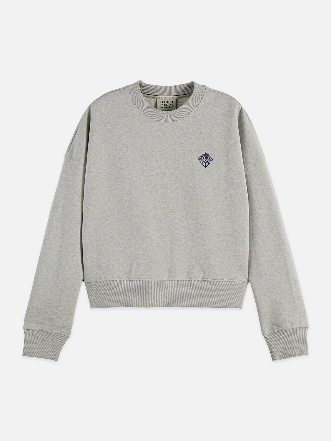 Embroidered Logo Relaxed Fit Sweatshirt