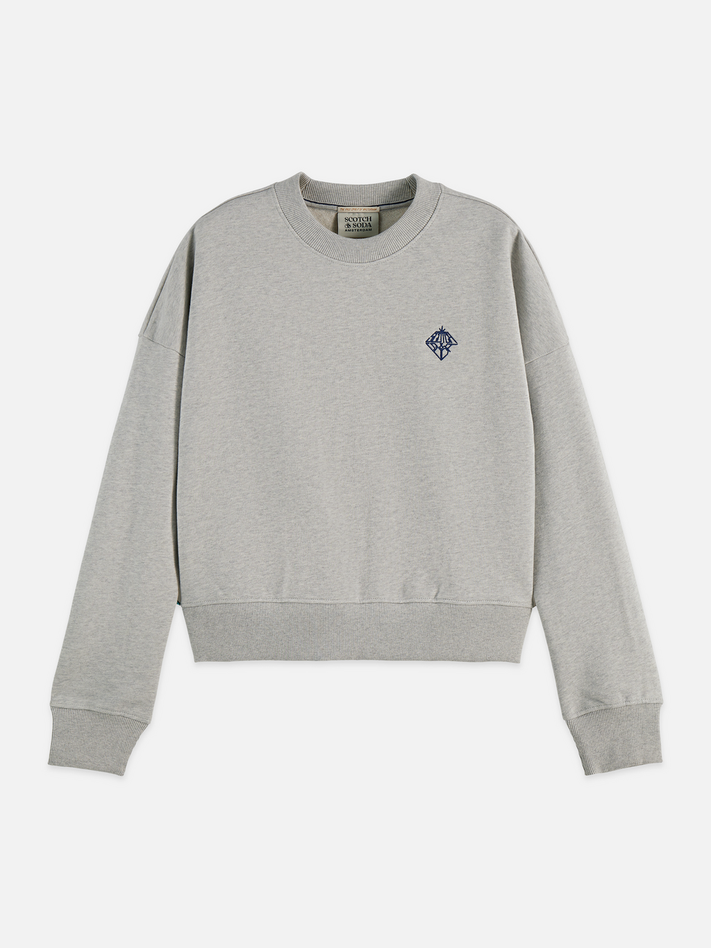 Embroidered Logo Relaxed Fit Sweatshirt