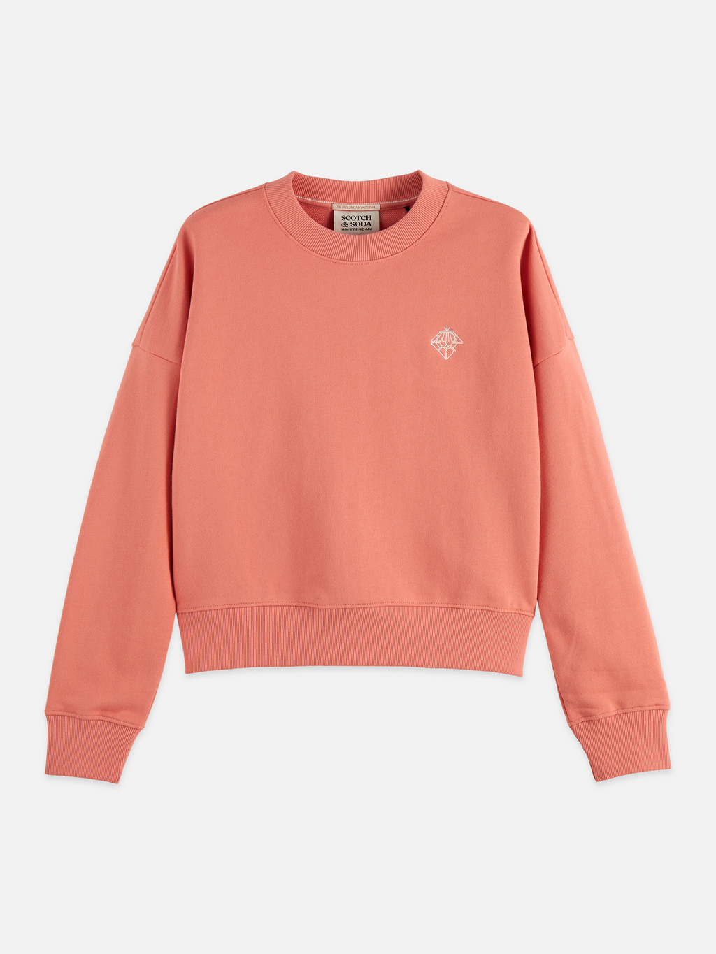Embroidered Logo Relaxed Fit Sweatshirt