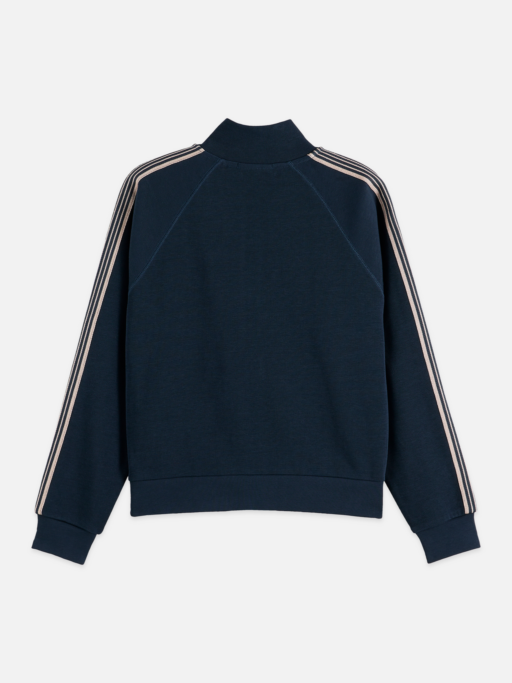 Zip Through Interlock Sweatshirt