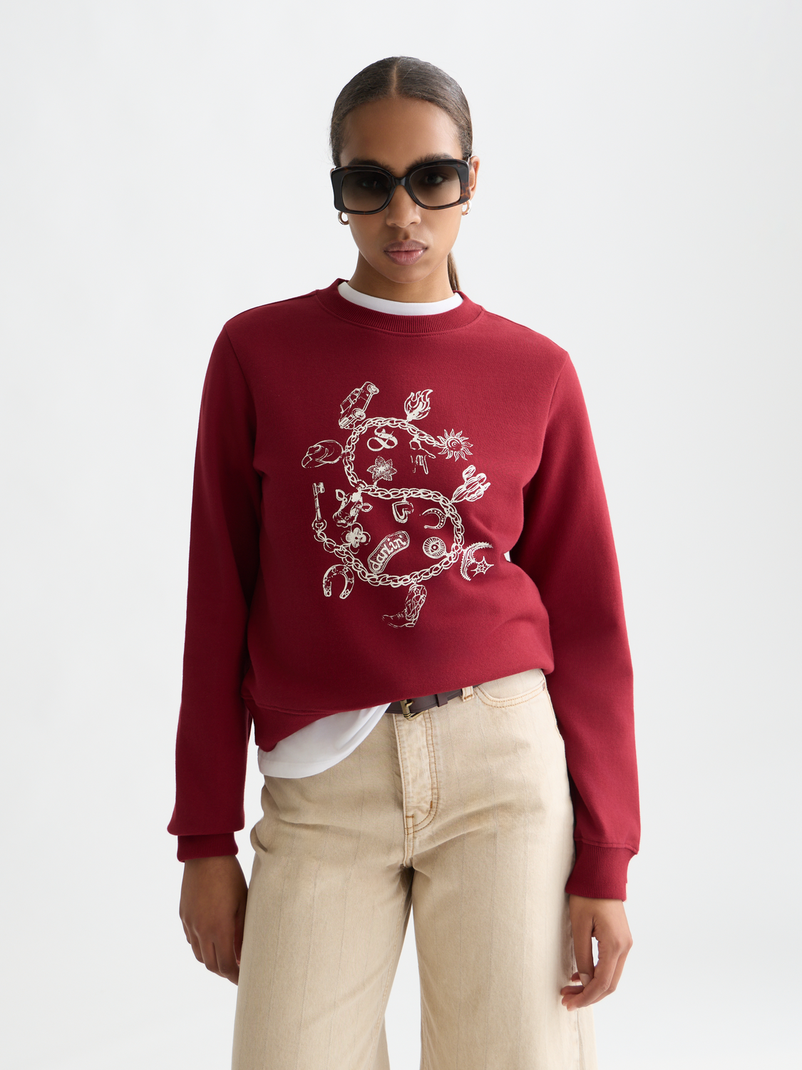 Chest Artwork Regular-Fit Sweatshirt