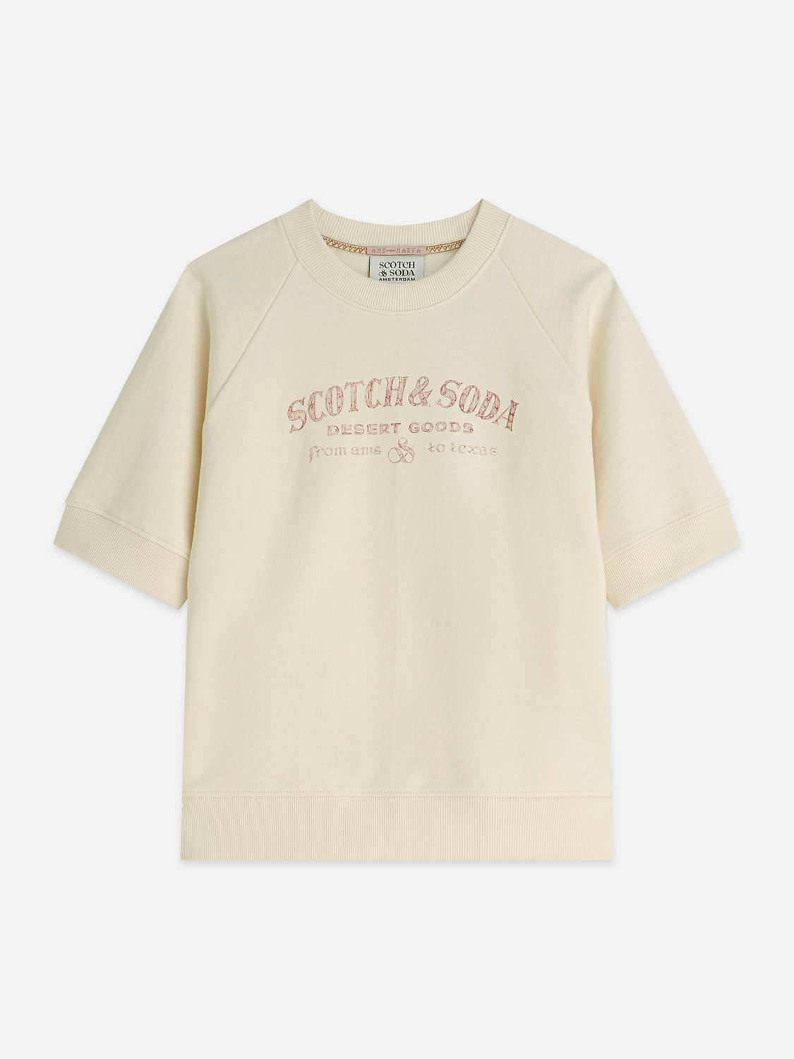 Short-sleeve Artwork Sweatshirt