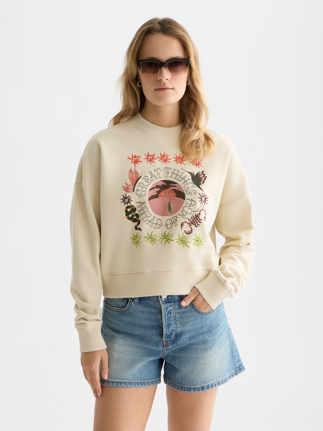 Donkerblauwe SCOTCH & SODA Sweater GARMENT-DYED STRUCTURED SWEATSHIRT Donkerblauwe SCOTCH & SODA Sweater GARMENT-DYED STRUCTURED SWEATSHIRT