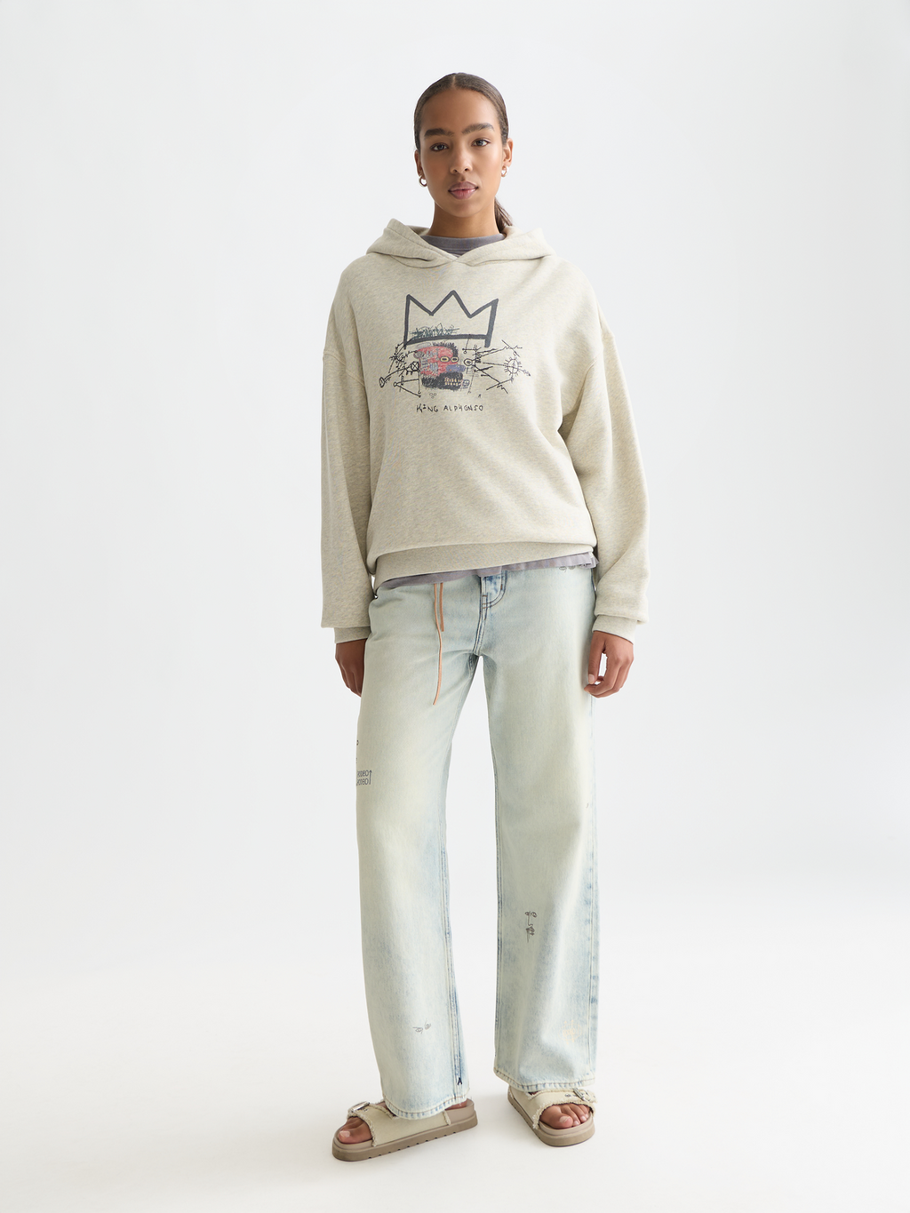 Scotch & Soda x Basquiat Washed Artwork Hoodie