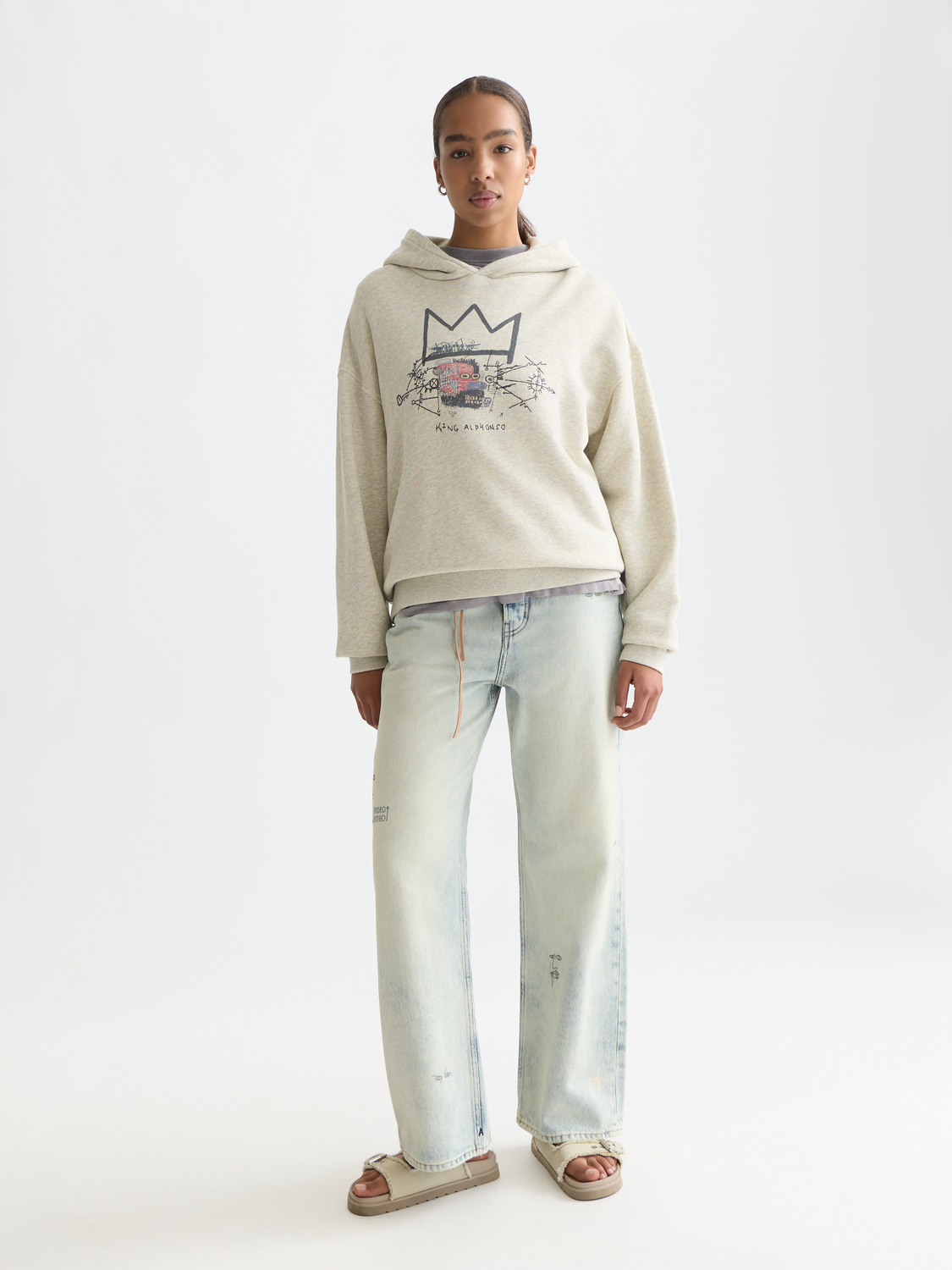 Scotch & Soda x Basquiat Washed Artwork Hoodie