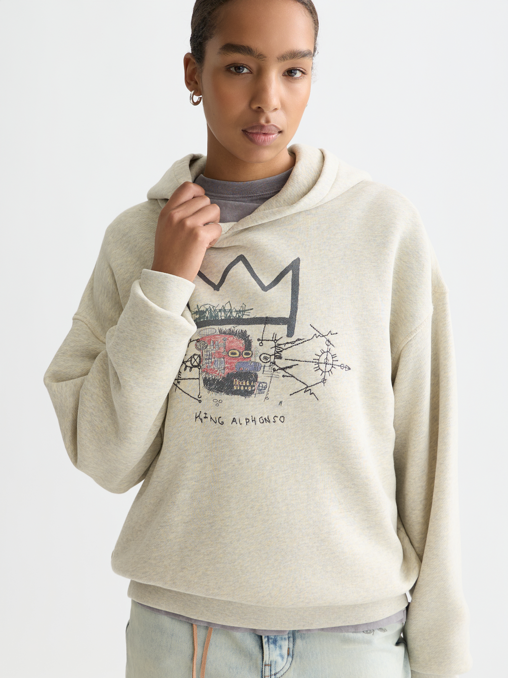Scotch & Soda x Basquiat Washed Artwork Hoodie