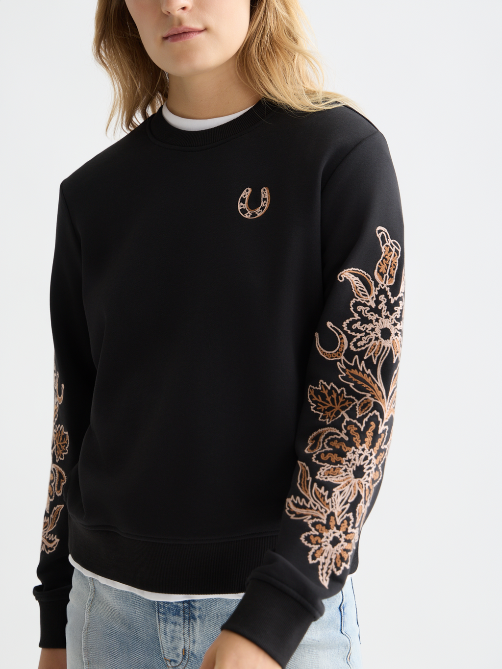 Embroidered Regular-Fit Sweatshirt