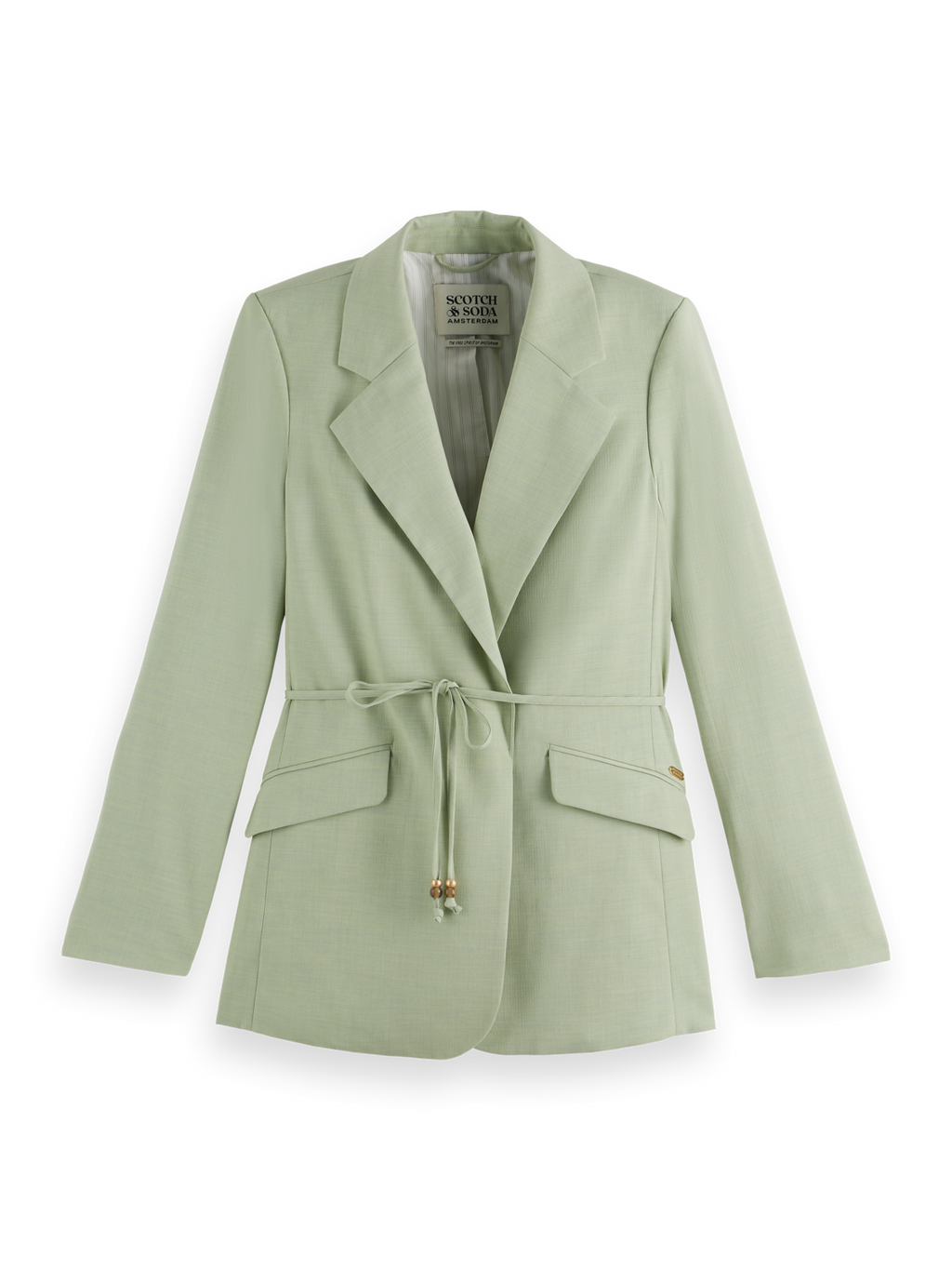 Drapey Belted Blazer