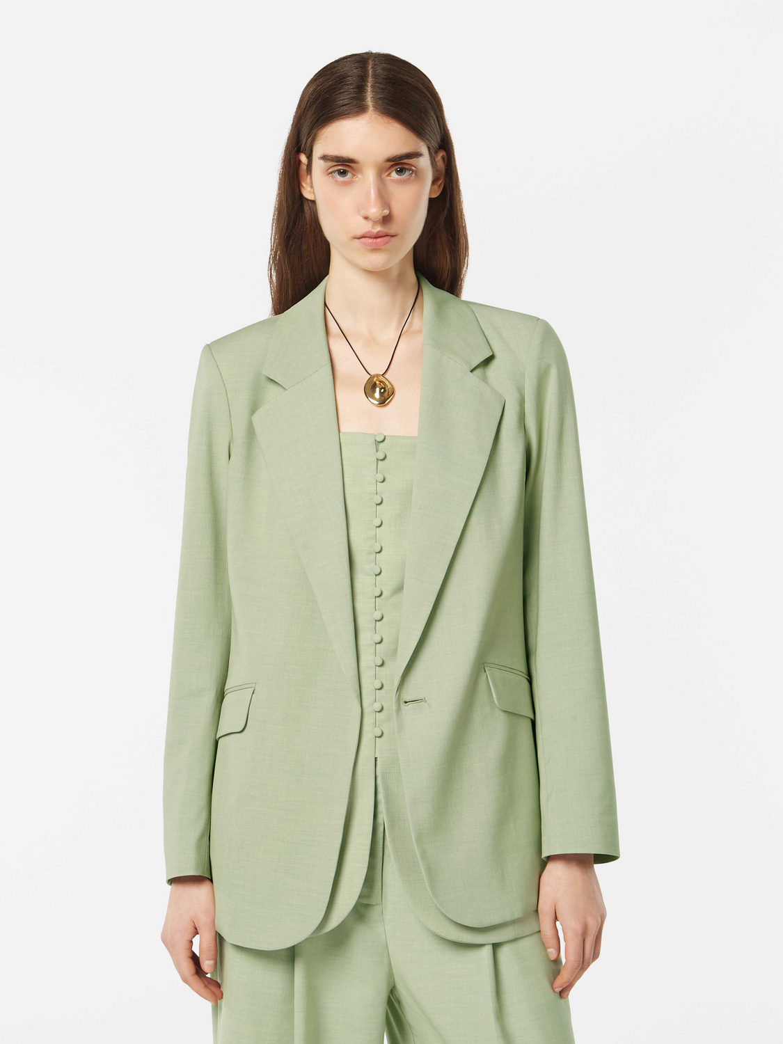 Drapey Belted Blazer