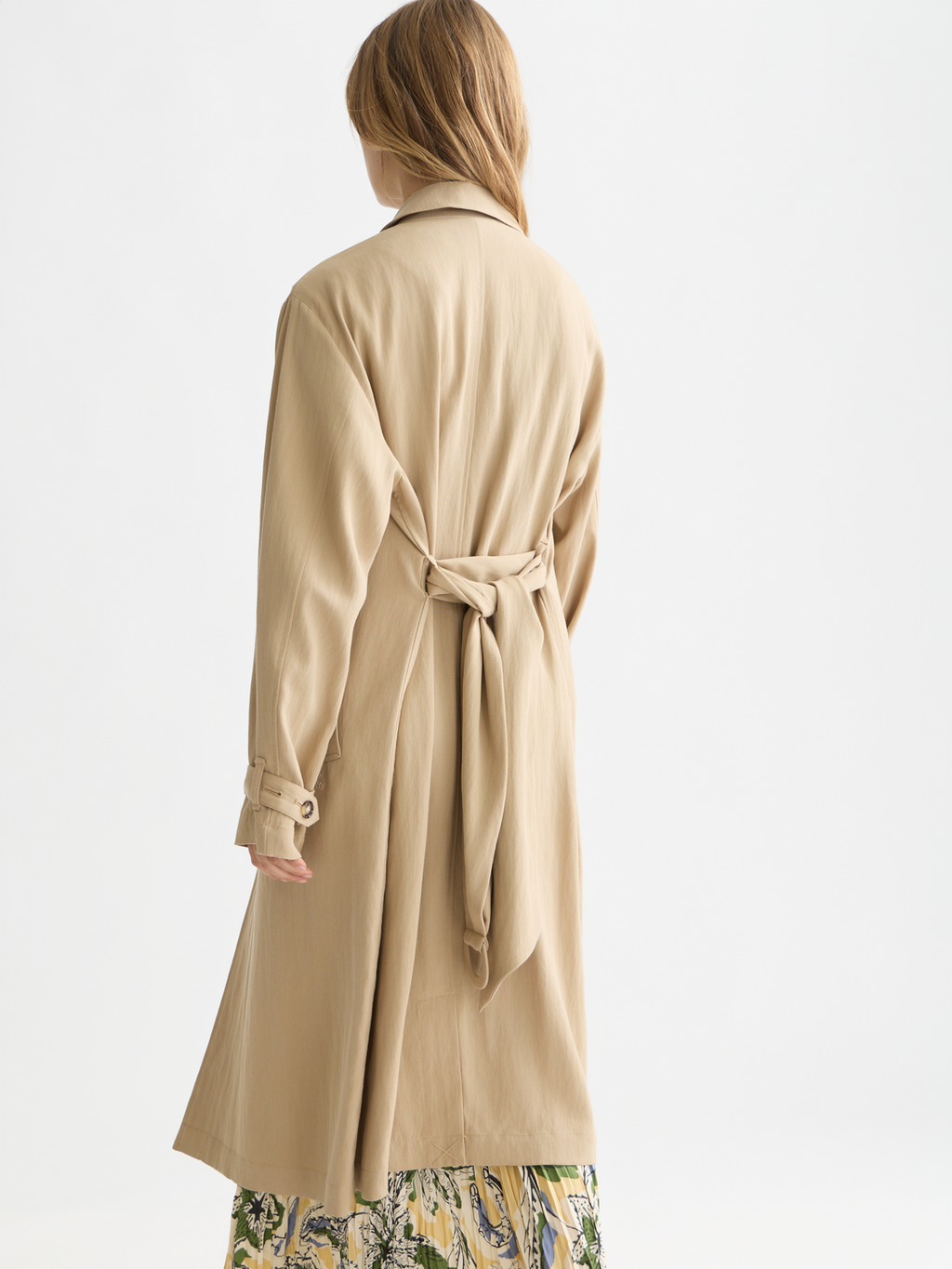 Flowy Trench Coat