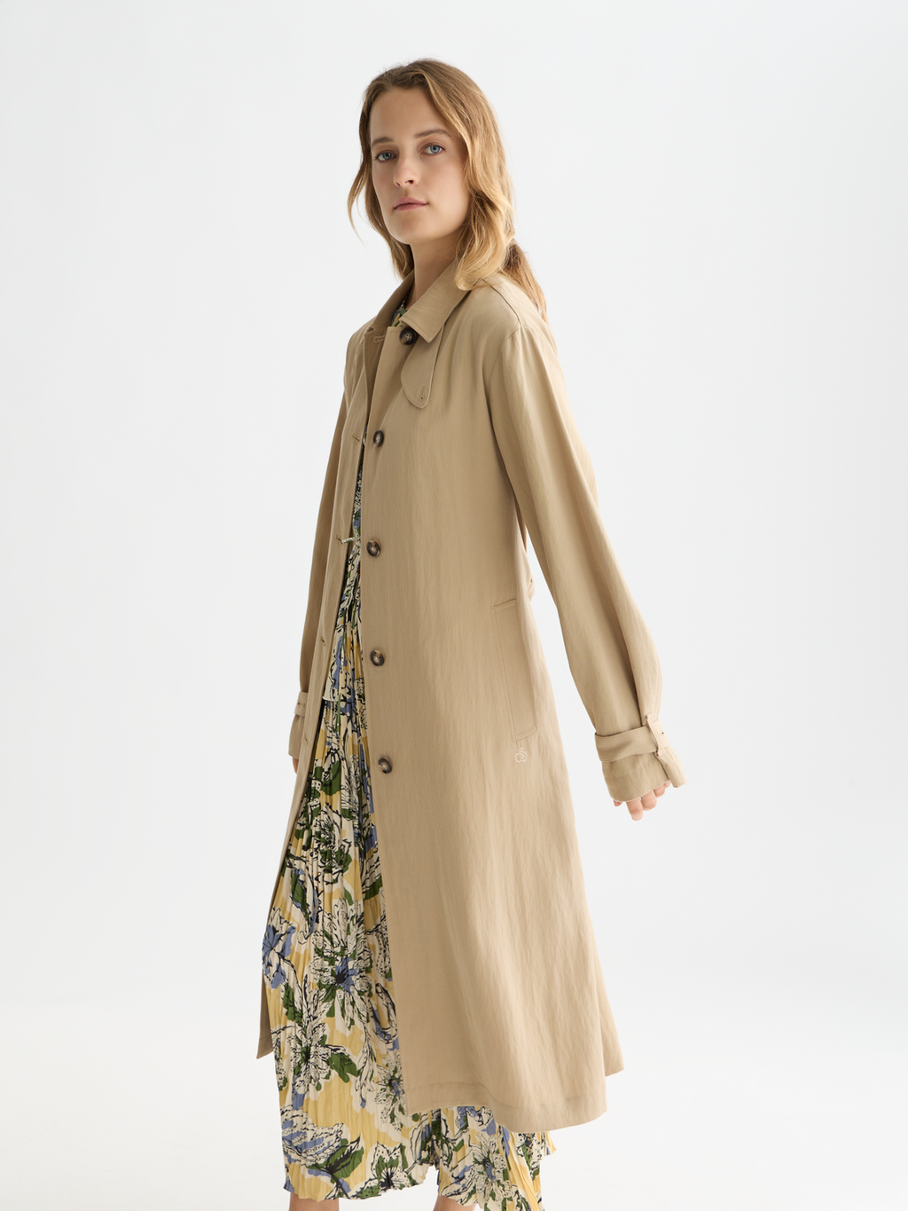 Flowy Trench Coat