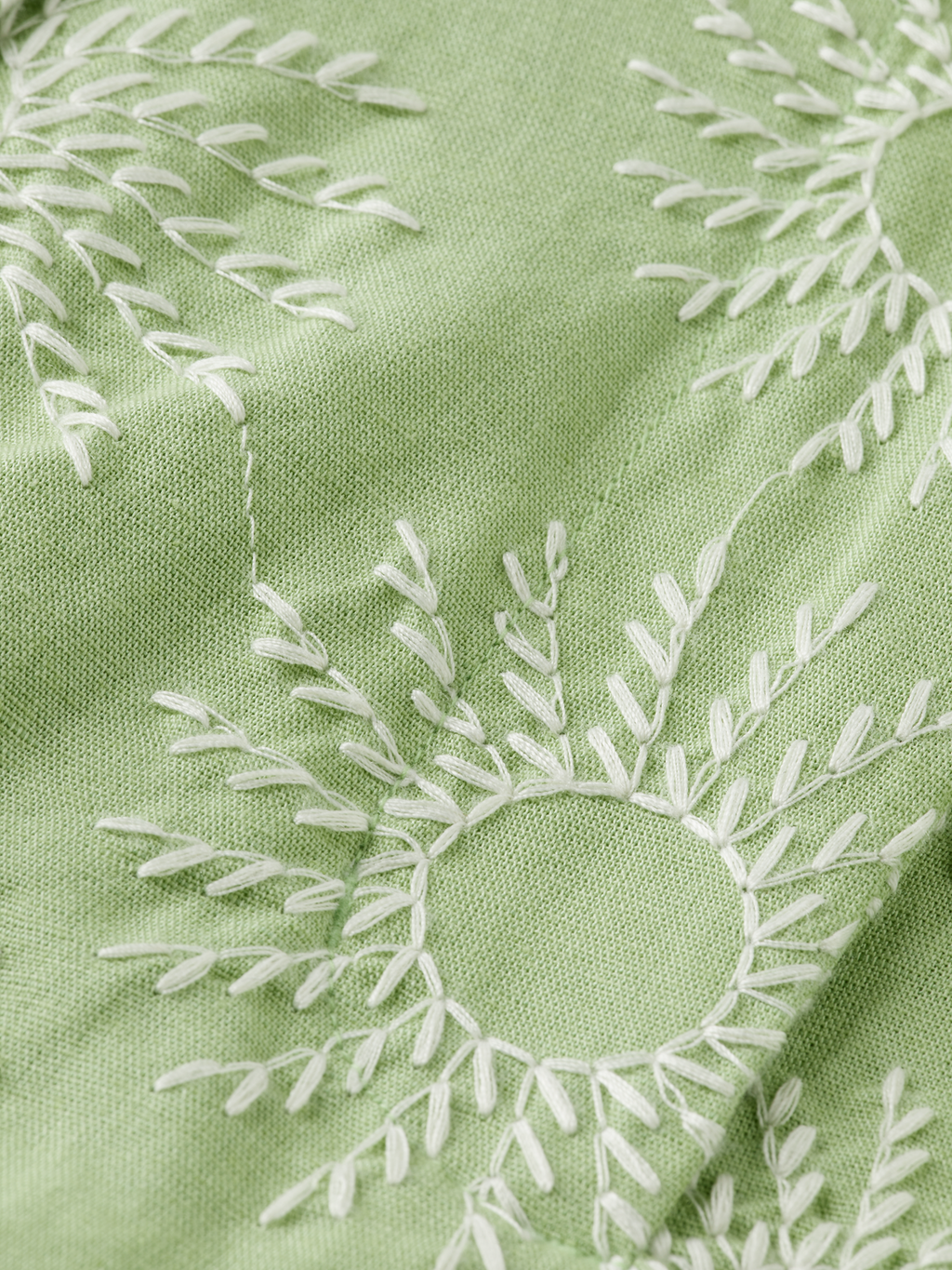 High-Rise Broderie Shorts