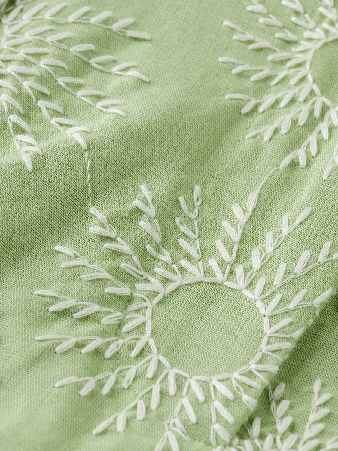 High-Rise Broderie Shorts