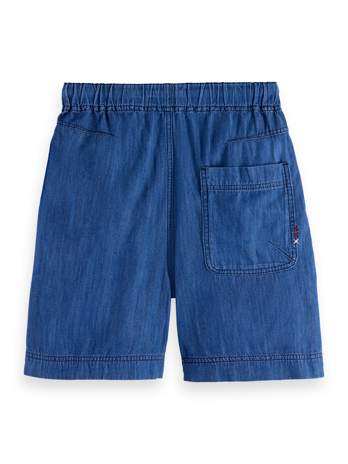 Lightweight Denim Utility Short | Washed Indigo