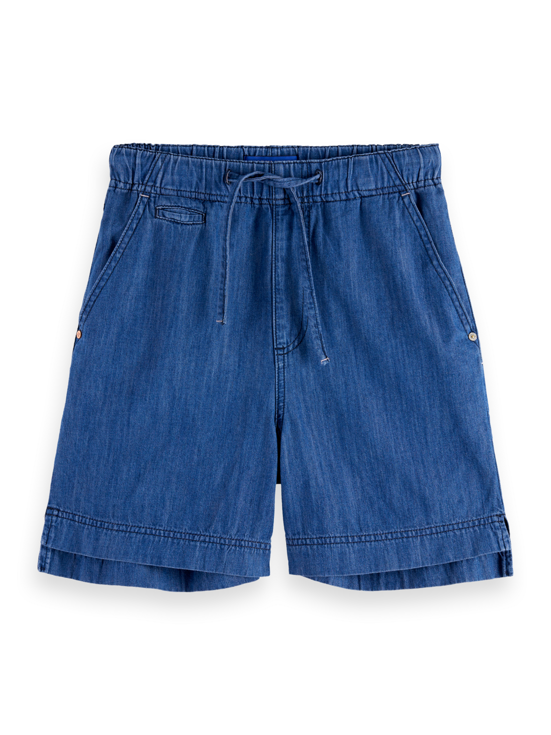 Lightweight Denim Utility Short | Washed Indigo