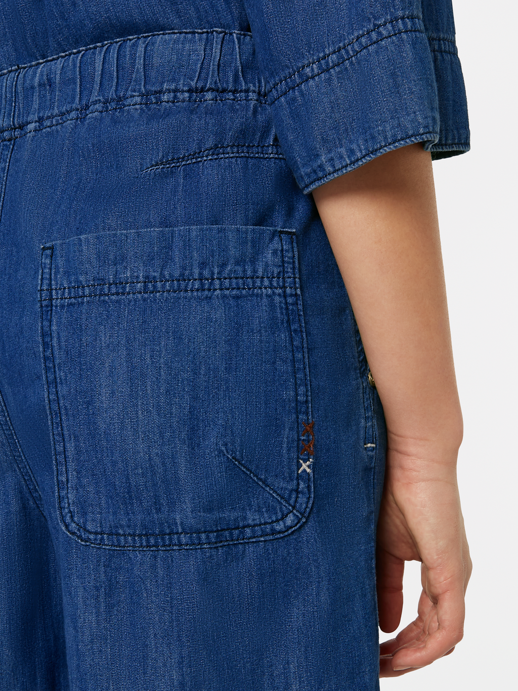 Lightweight Denim Utility Short | Washed Indigo