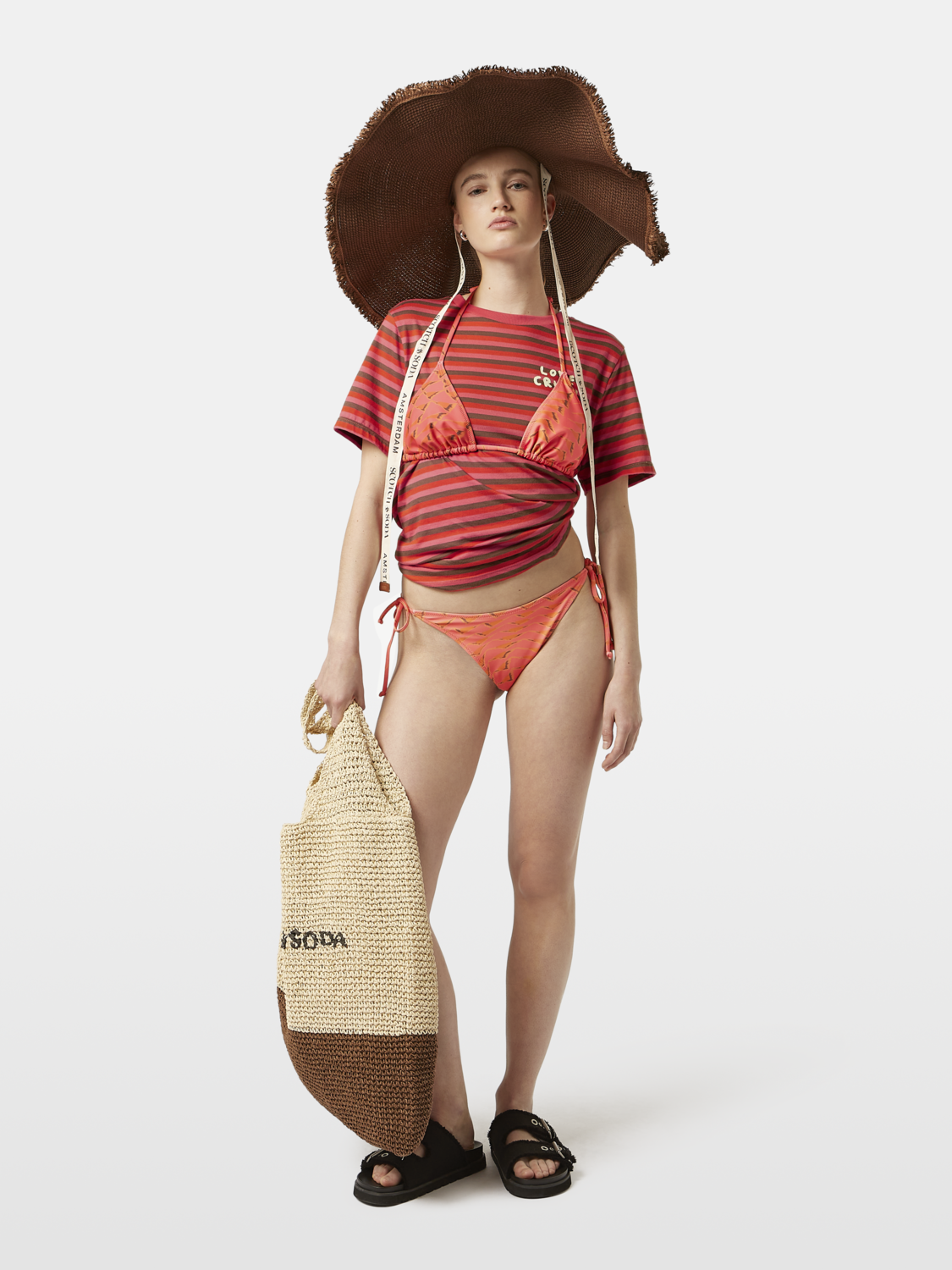 Reversible Printed Bikini Bottom