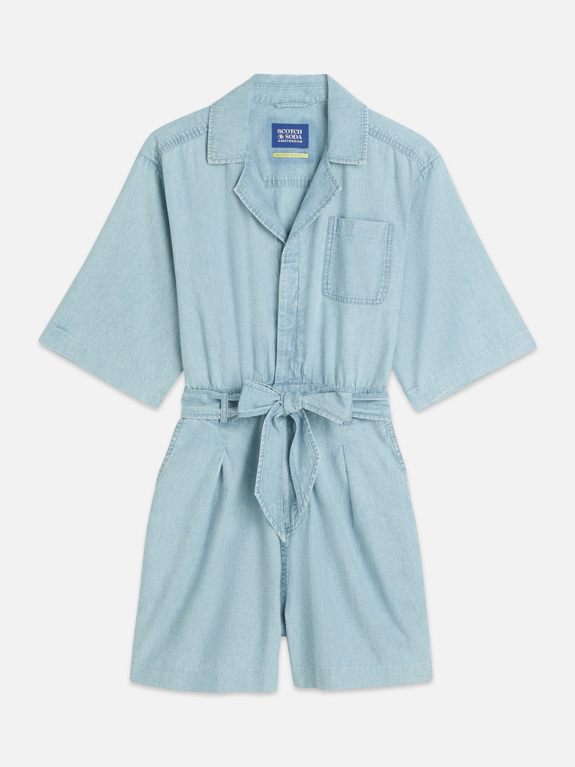 Lightweight Denim Playsuit
