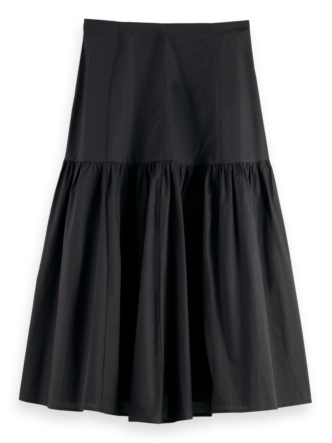 Tiered Midi Skirt
