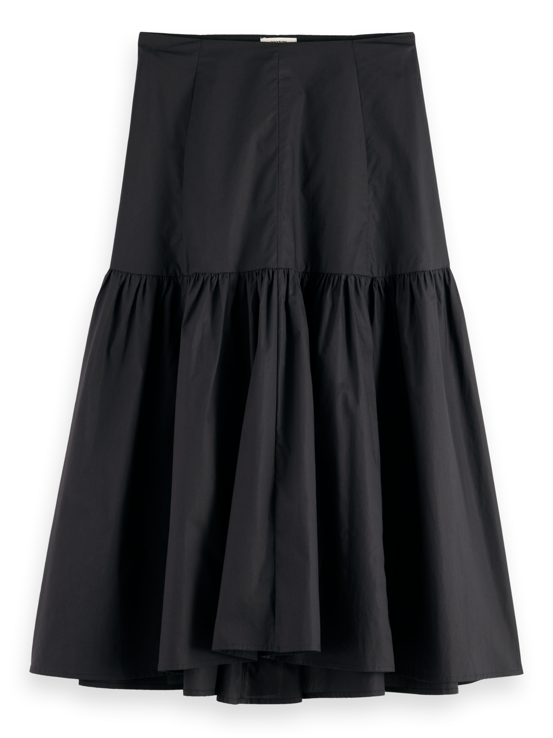 Tiered Midi Skirt