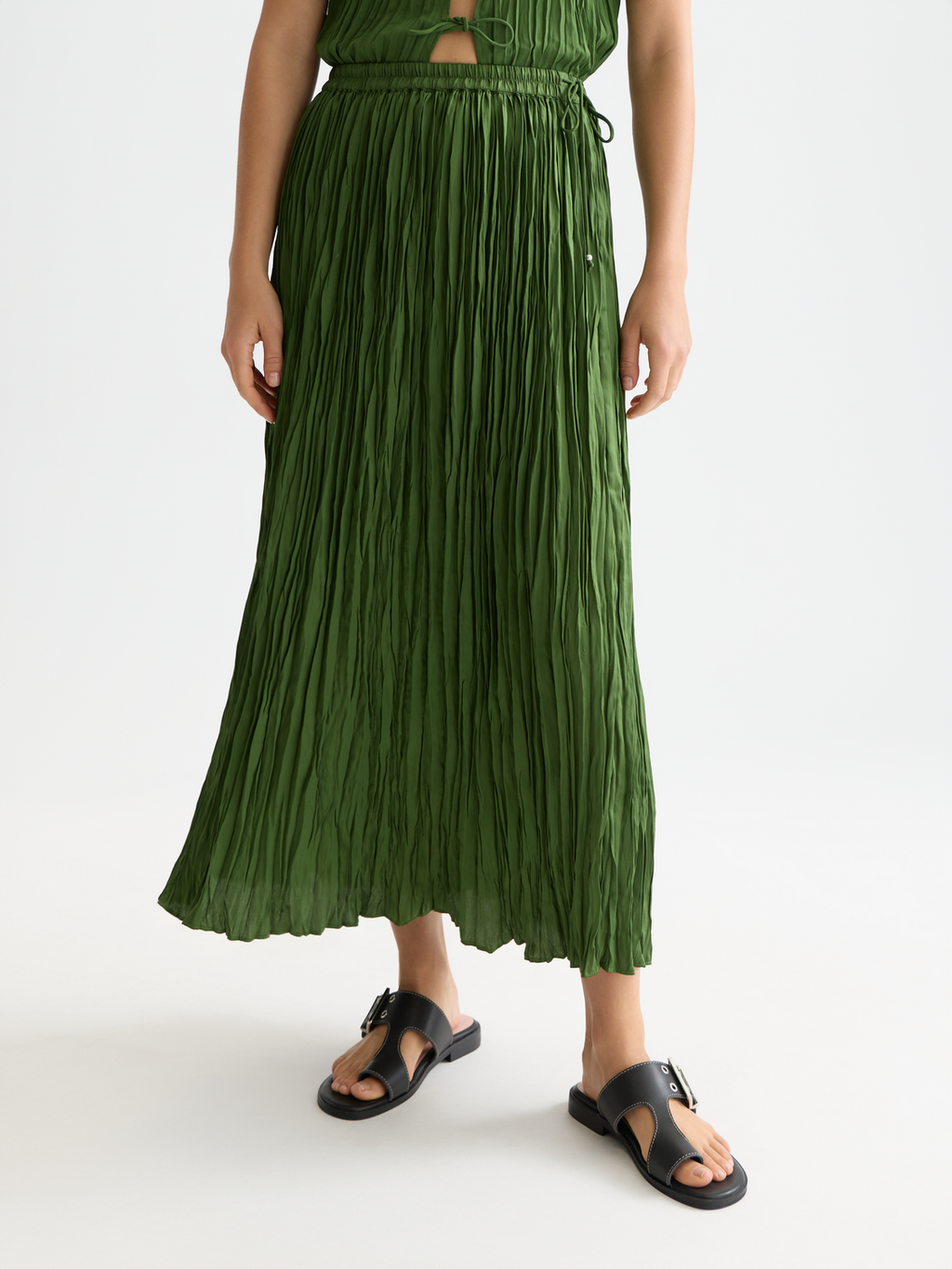 Micro Pleat Skirt
