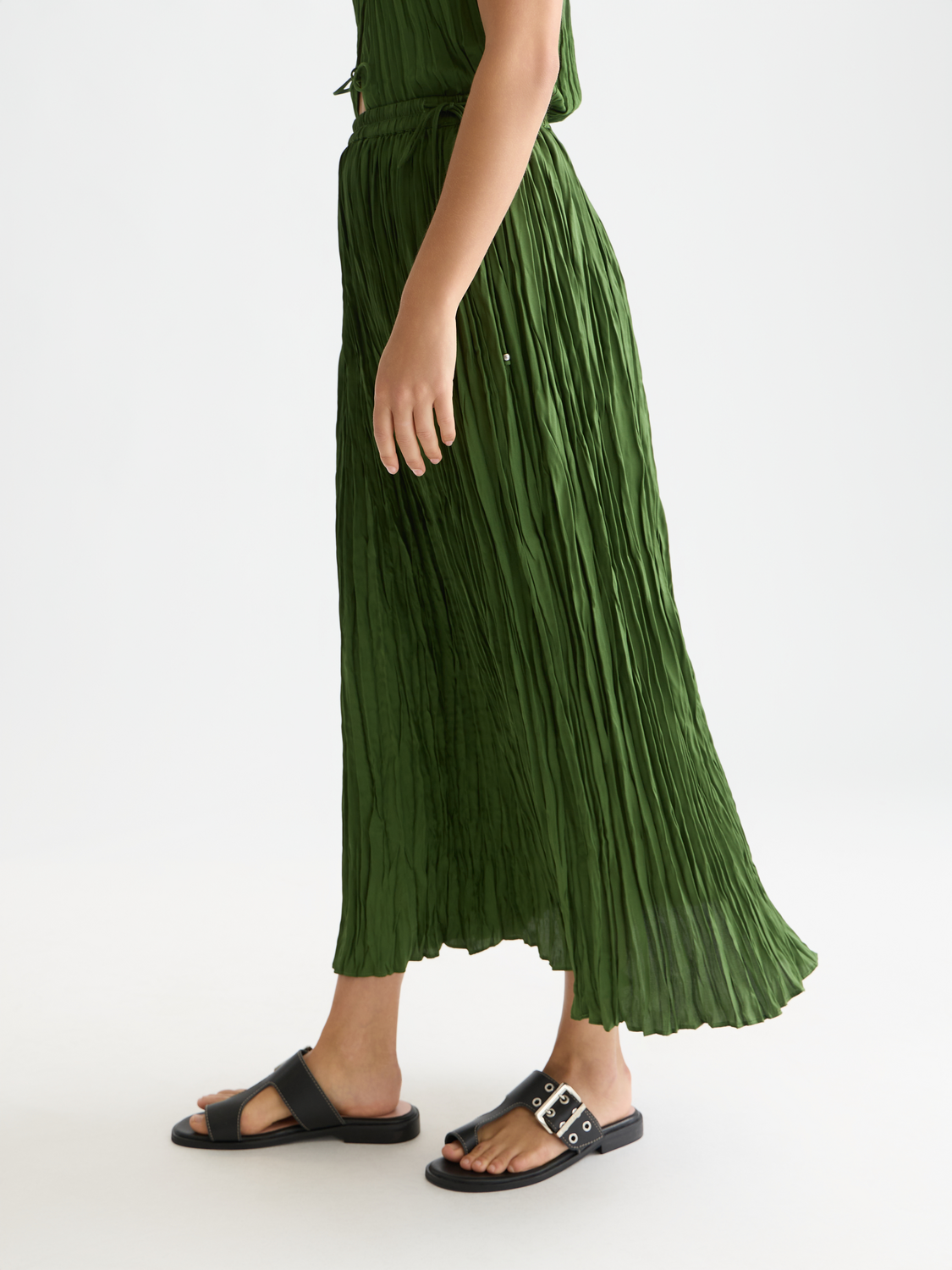 Micro Pleat Skirt